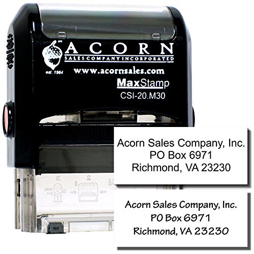 3 Line Address Stamp Self Inking