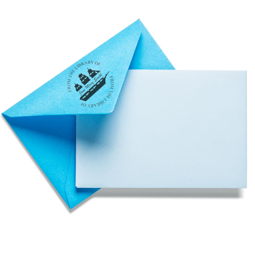Acorn Sales Set Sail Library Rubber Stamp