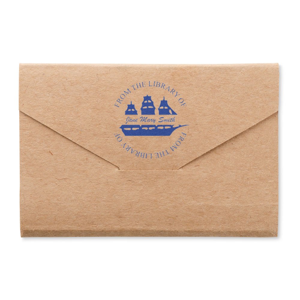 Acorn Sales Set Sail Library Rubber Stamp - Image 3