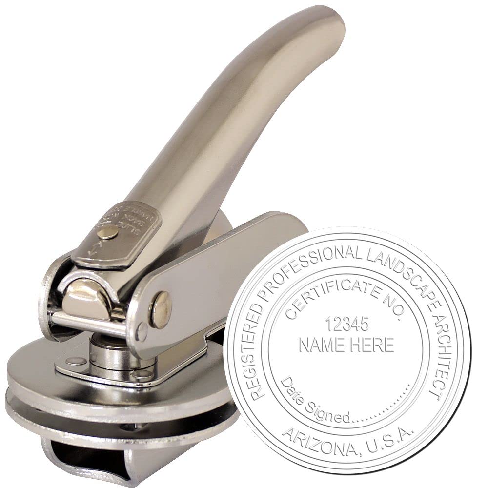 Arizona Professional Landscape Architect Seal, Handheld AZ Landscape Architect Seal, Ideal for Arizona Landscape Architects, Size 1-1/2, and Convenient for Professional Use, Arizona PLS Seal - Image 2