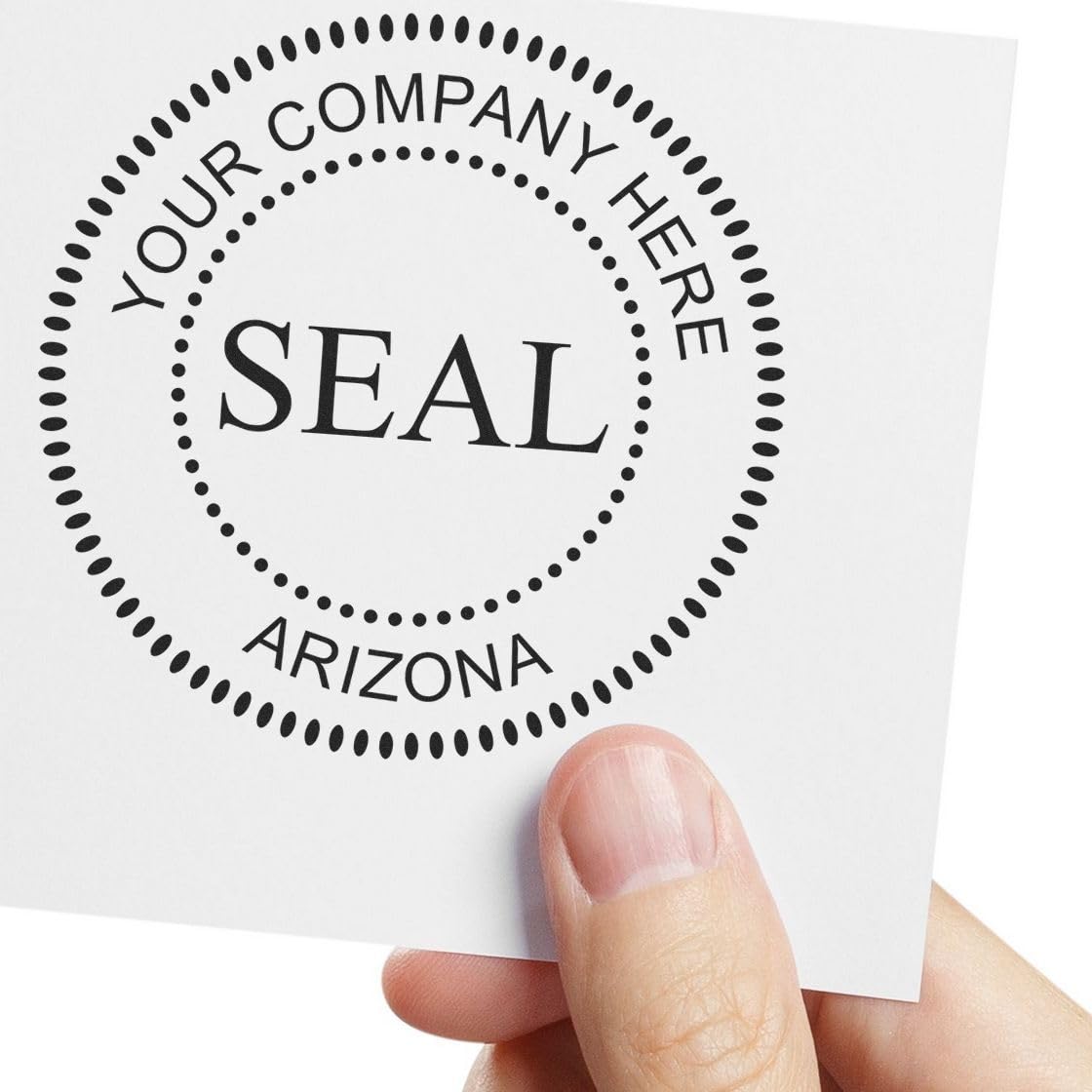 Arizona Self-Inking Corporate Seal Stamp, 1-5/8 Size, Arizona Company Stamp, Personalized, Customized Company Ink Stamp, Custom Made Seal Corporate, Self-Ink Stamp, AZ Stamp - Image 4
