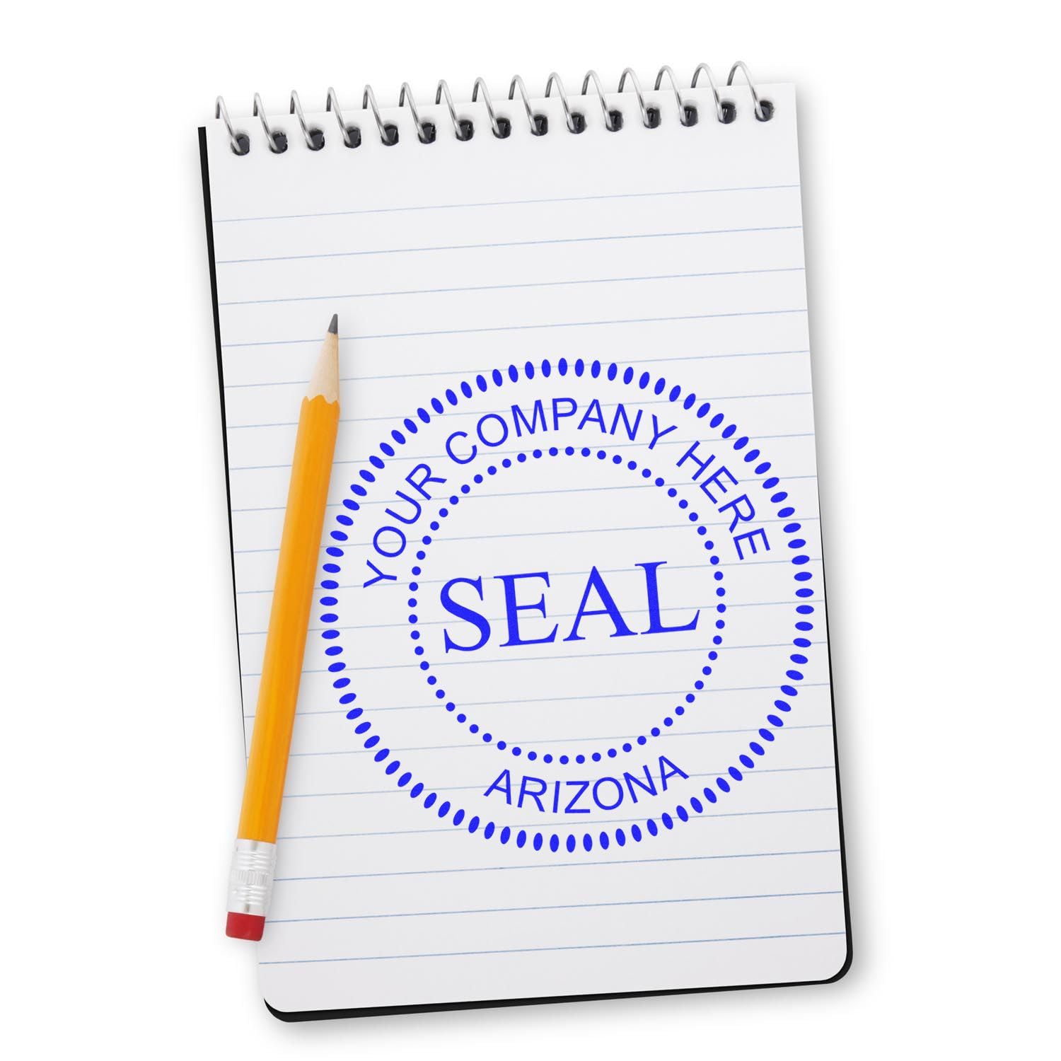 Arizona Self-Inking Corporate Seal Stamp, 1-5/8 Size, Arizona Company Stamp, Personalized, Customized Company Ink Stamp, Custom Made Seal Corporate, Self-Ink Stamp, AZ Stamp - Image 6