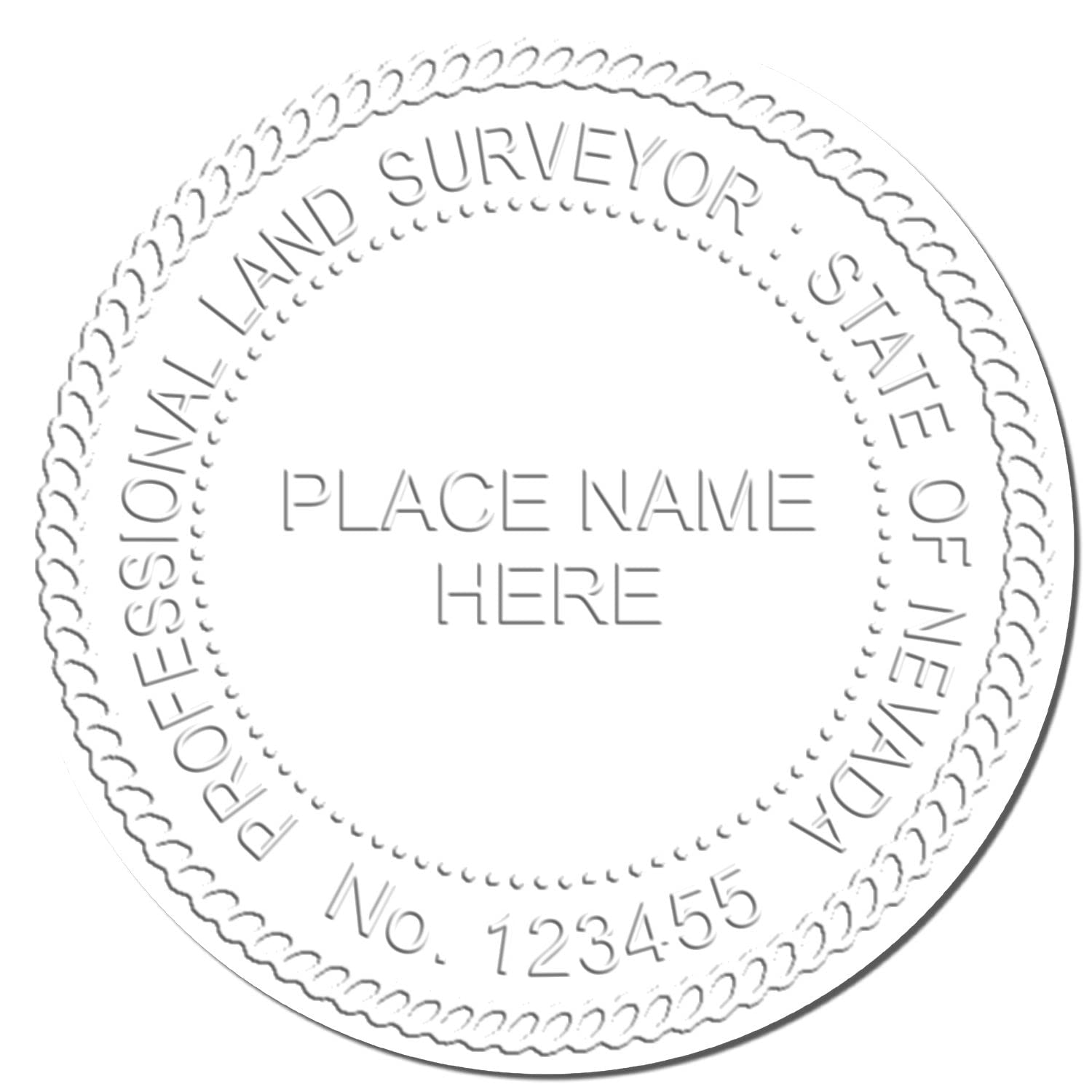 Blue Soft Nevada Professional Land Surveyor Seal, PLS Seal Nevada - Size 1-11/16 - Ideal for Nevada Land Surveyors, Essential Surveying Tool for Accuracy and Precision, NV Land Surveying - Image 4