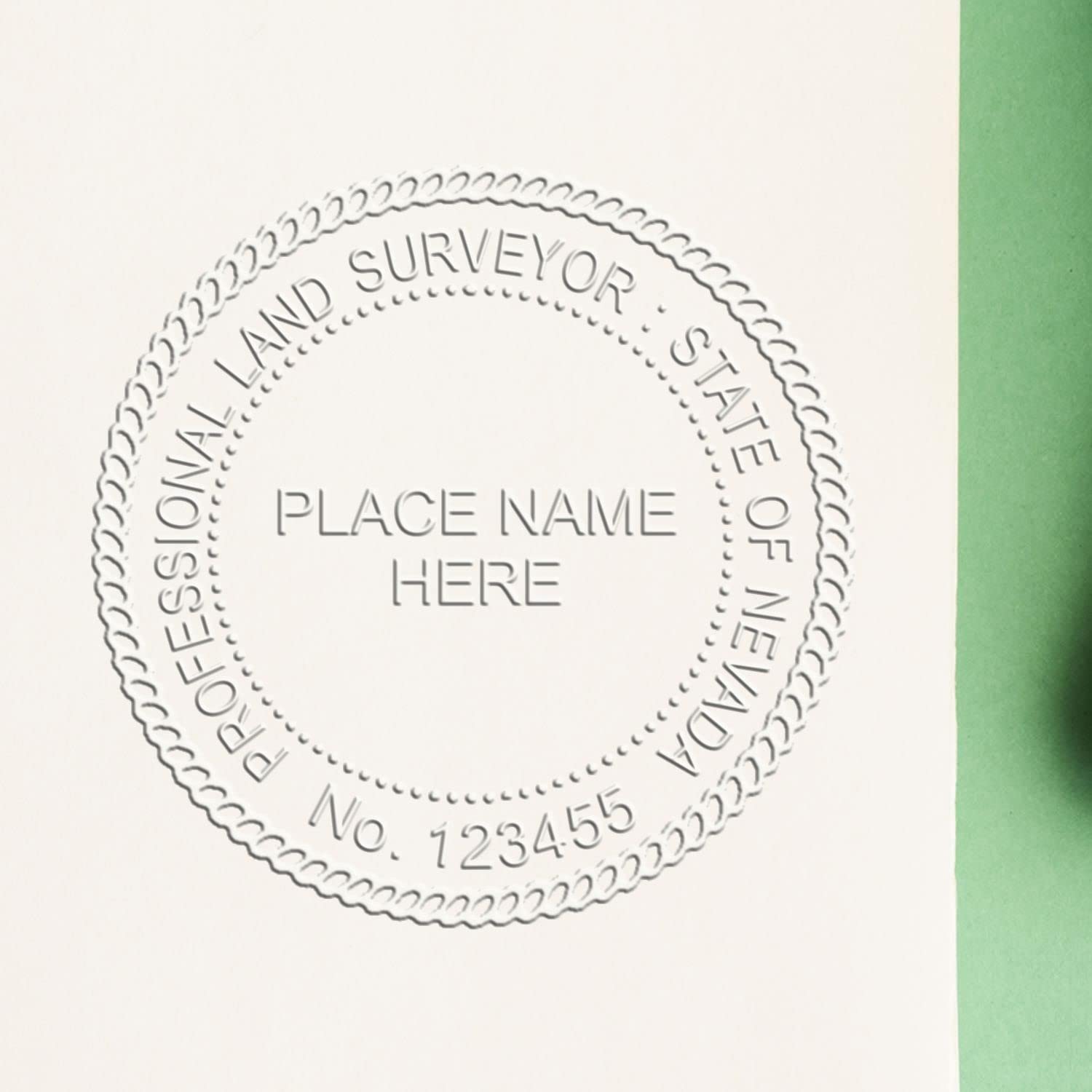 Blue Soft Nevada Professional Land Surveyor Seal, PLS Seal Nevada - Size 1-11/16 - Ideal for Nevada Land Surveyors, Essential Surveying Tool for Accuracy and Precision, NV Land Surveying - Image 6