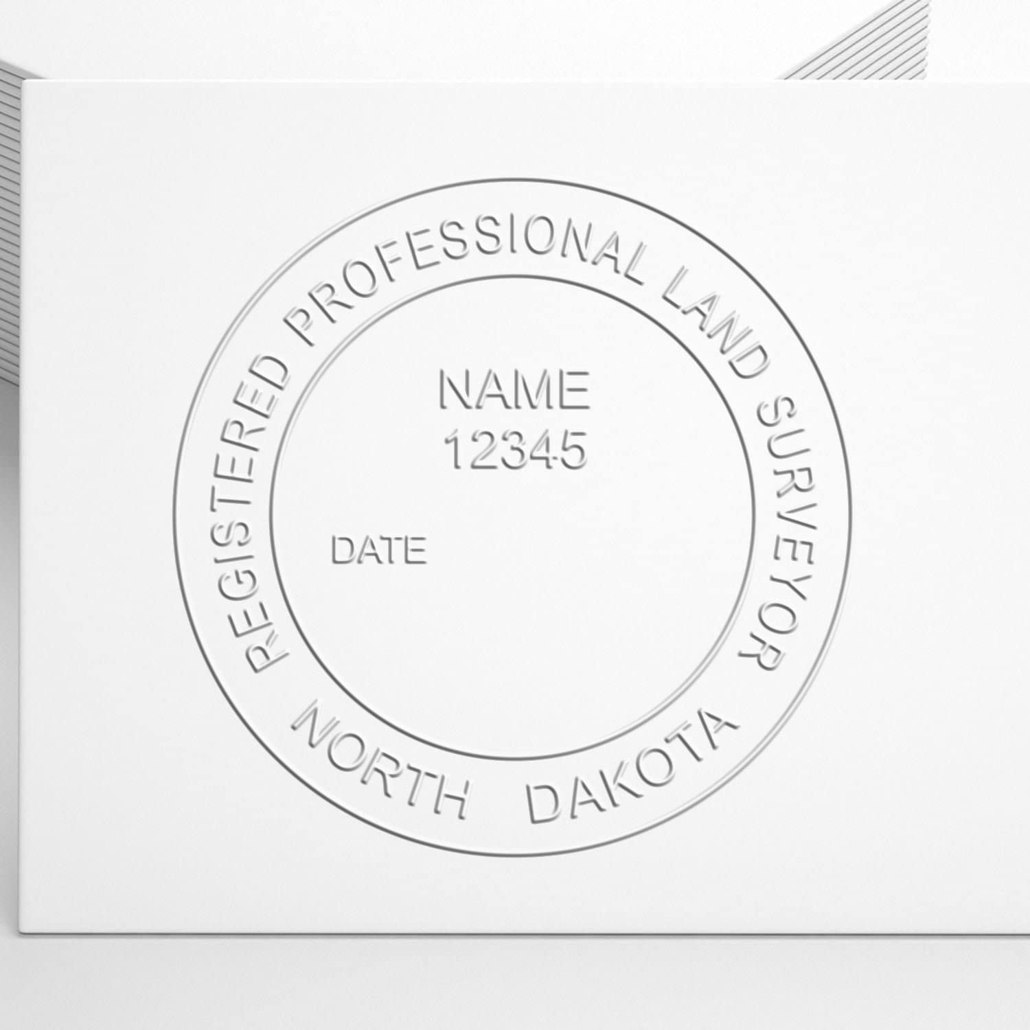 Blue Soft North Dakota Professional Land Surveyor Seal, PLS Seal North Dakota - Ideal for Registered North Dakota Land Surveyors, Size 1-3/4 - Surveyor Seal for North Dakota Professionals - Image 7