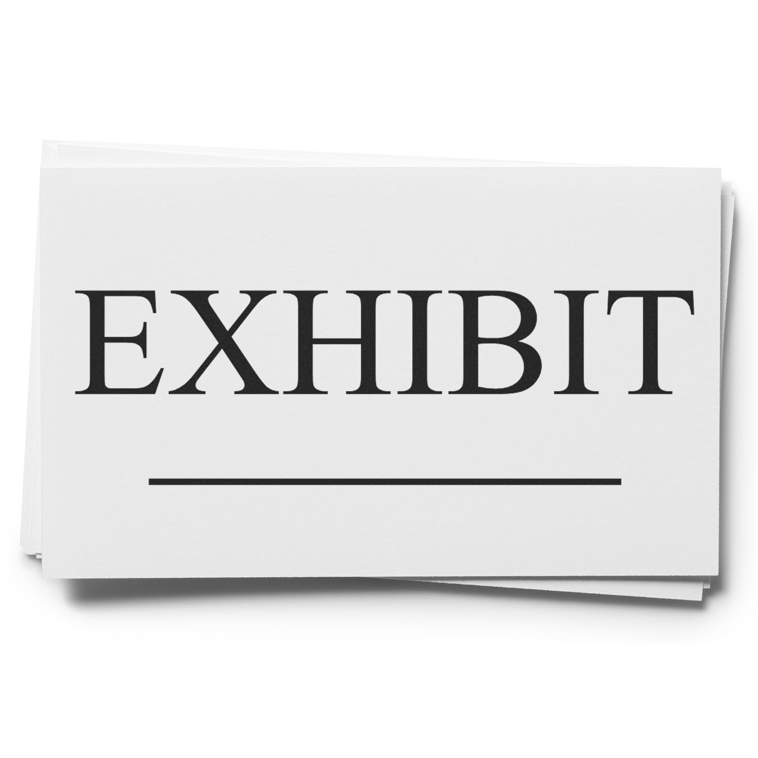 Business Stamp - Black Ink Self-Inking Exhibit Stamp, Ideal for Law Clerks - Durable, and Easy to Use - 1/2 x 1-1/2 Size - Ideal for Professional Legal Documentation and Office Use - Image 9