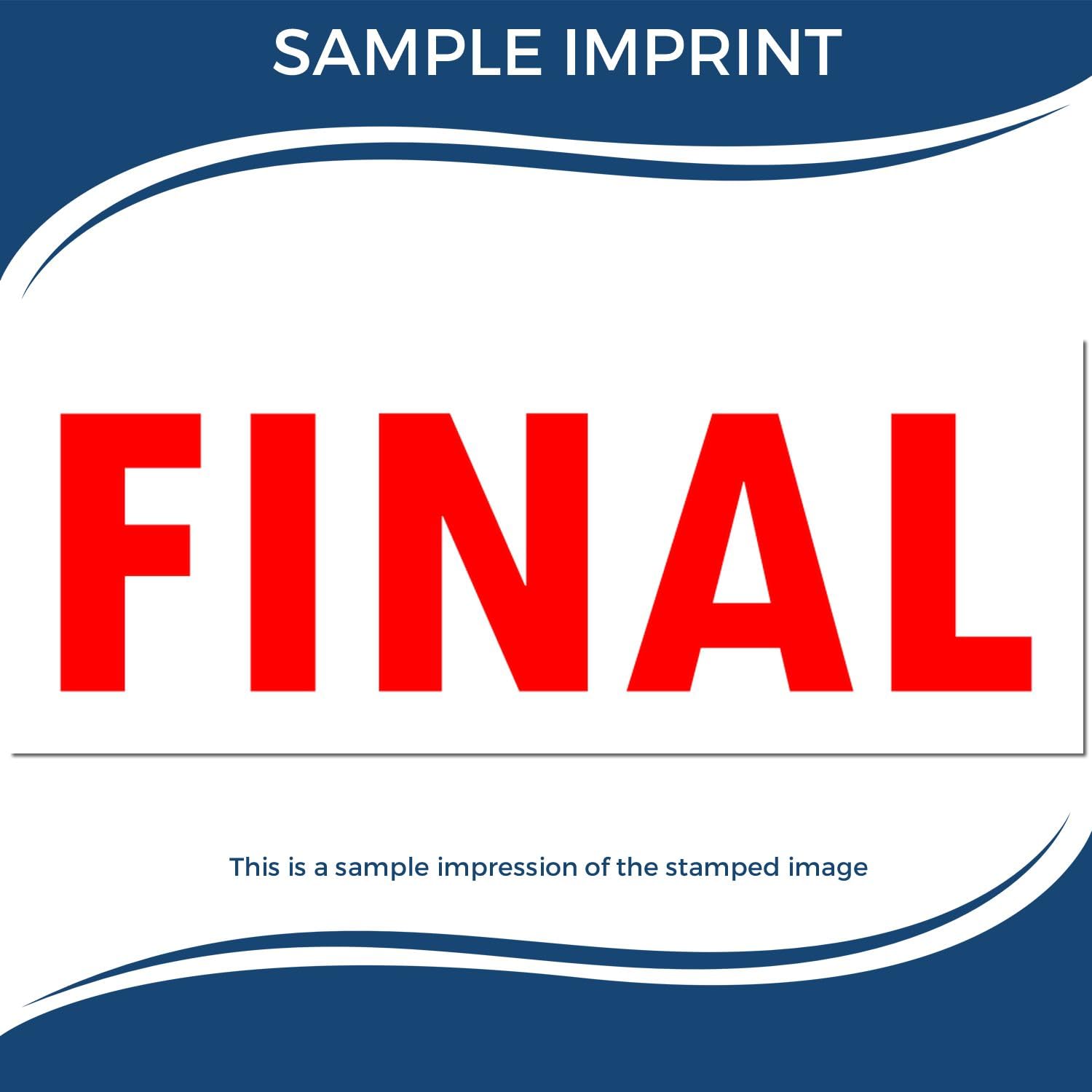 Business Stamp - Red Ink Self-Inking Final Stamp, Ideal for Business Associates, 1/2 x 1-1/2, Durable and Easy to Use, Ideal for Official Documents and Paperwork, Red Ink for Clear Impressions - Image 7