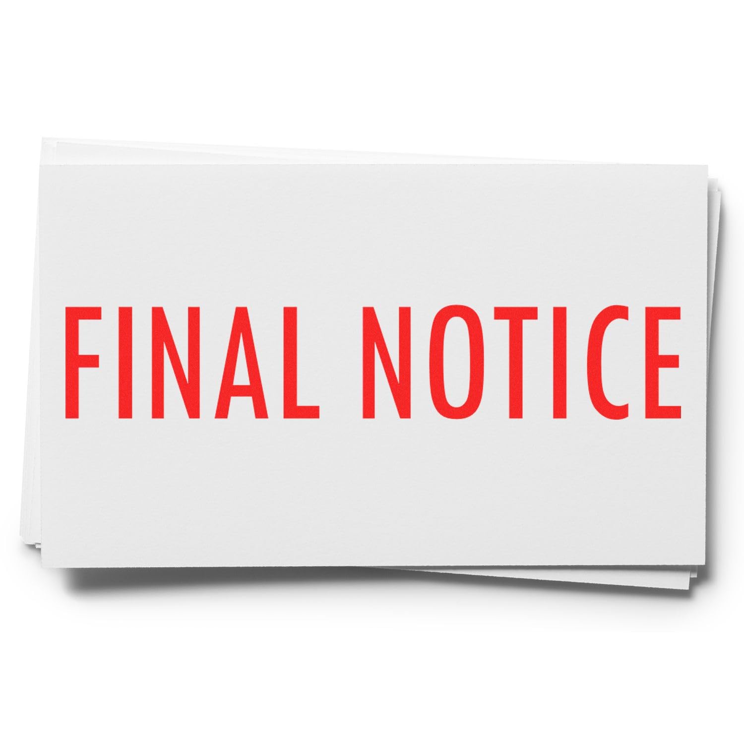 Cargo Stamp - Red Ink Self-Inking Final Notice Stamp, Ideal for Order Fulfillment Clerks - Efficient, Durable and Easy to Use, 1/2 x 1-1/2 Size - Ideal for Streamlining Shipping Processes - Image 9