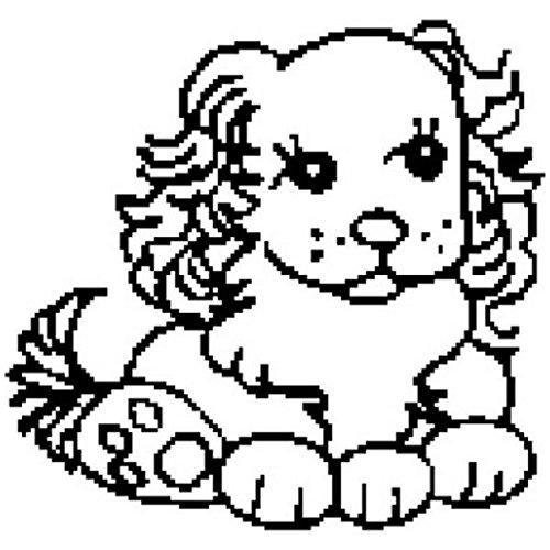 Cocker Spaniel Puppy Art Rubber Stamp