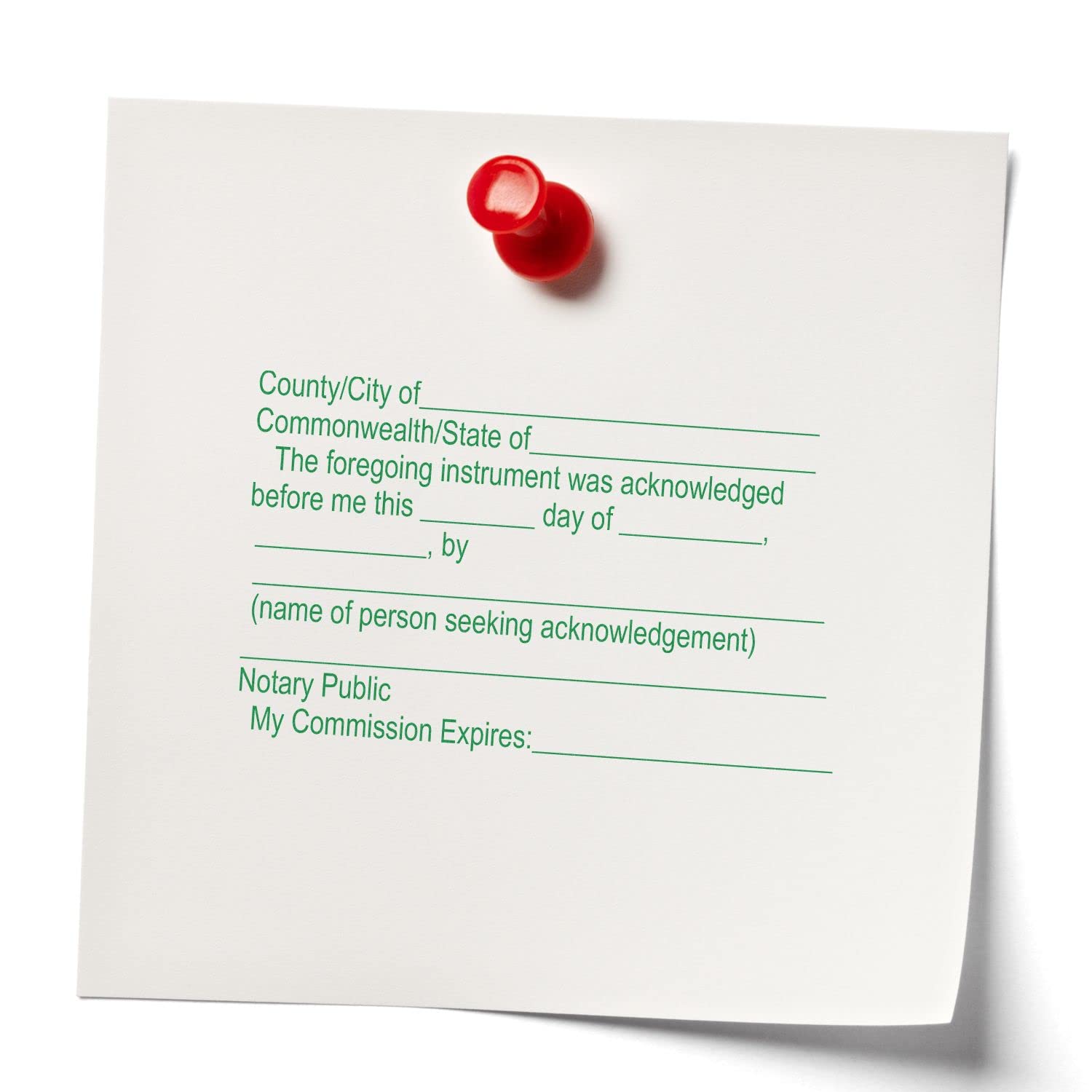 Nebraska Notary Package, Notary Supply Nebraska, Includes Notary Journal, Notary Acknowledgement Stamp, Official Rectangular Notary Stamp with Self Inking Stamps, Press and Print - Image 6