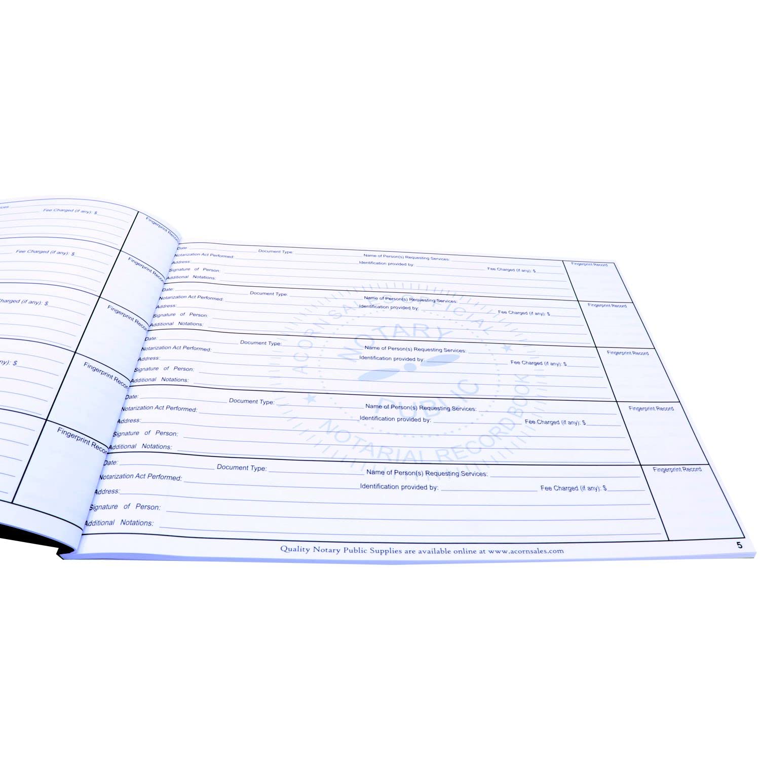 New Mexico Notary Public Supplies Package Kit Includes: Acknowledgement Stamp, Notary Log Book and a Round Notary Stamp - Compact and Portable Stamps, 5 Ink Colors - Image 7