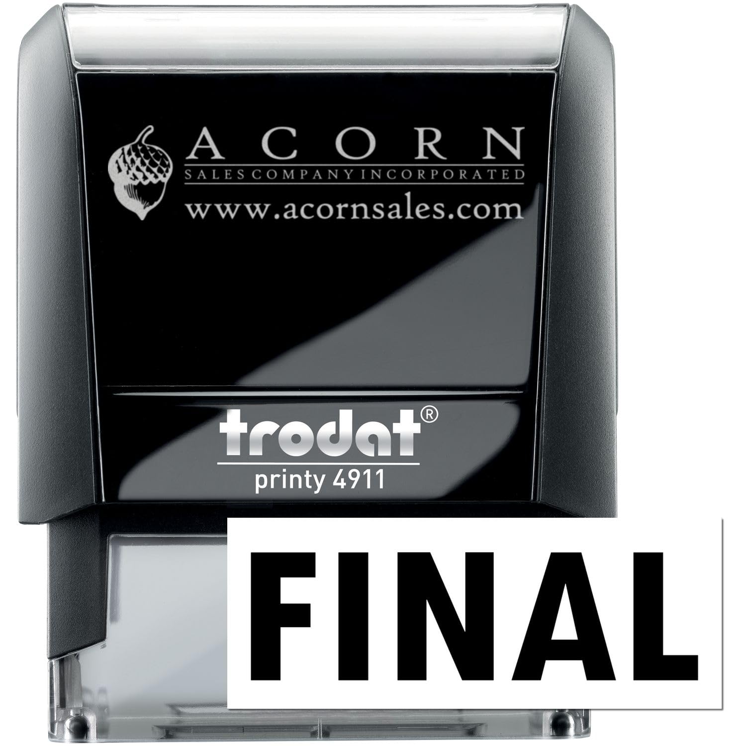 Common Office Stamp - Black Ink Self-Inking Final Stamp, Ideal for Office Professionals, Durable, 1/2 x 1-1/2, Easy to Use, Ideal for Everyday Office Tasks, Ensures Clear and Consistent Impressions - Image 5