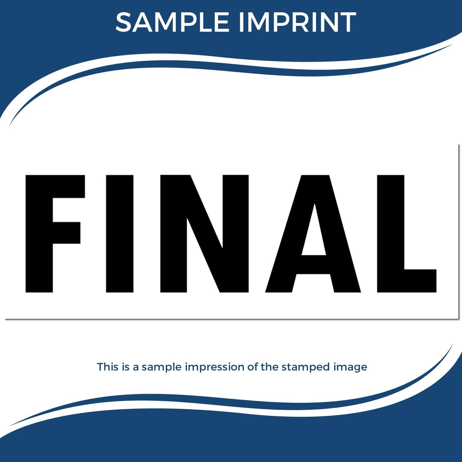 Common Office Stamp - Black Ink Self-Inking Final Stamp, Ideal for Office Professionals, Durable, 1/2 x 1-1/2, Easy to Use, Ideal for Everyday Office Tasks, Ensures Clear and Consistent Impressions - Image 7
