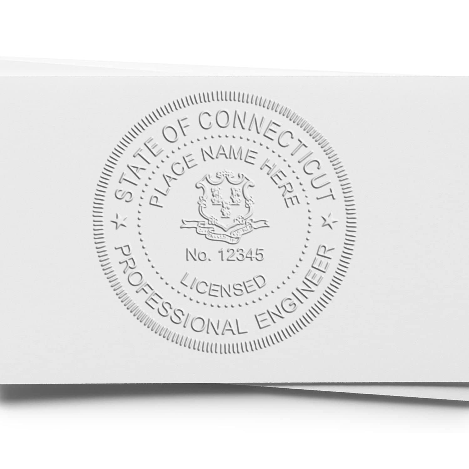 Connecticut PE Seal - Handheld Licensed Professional Engineer Seal, Ideal for Connecticut Engineer, Size 1-1/2, Connecticut Engineer Seal - Perfect Tool for Professional Engineers in Connecticut