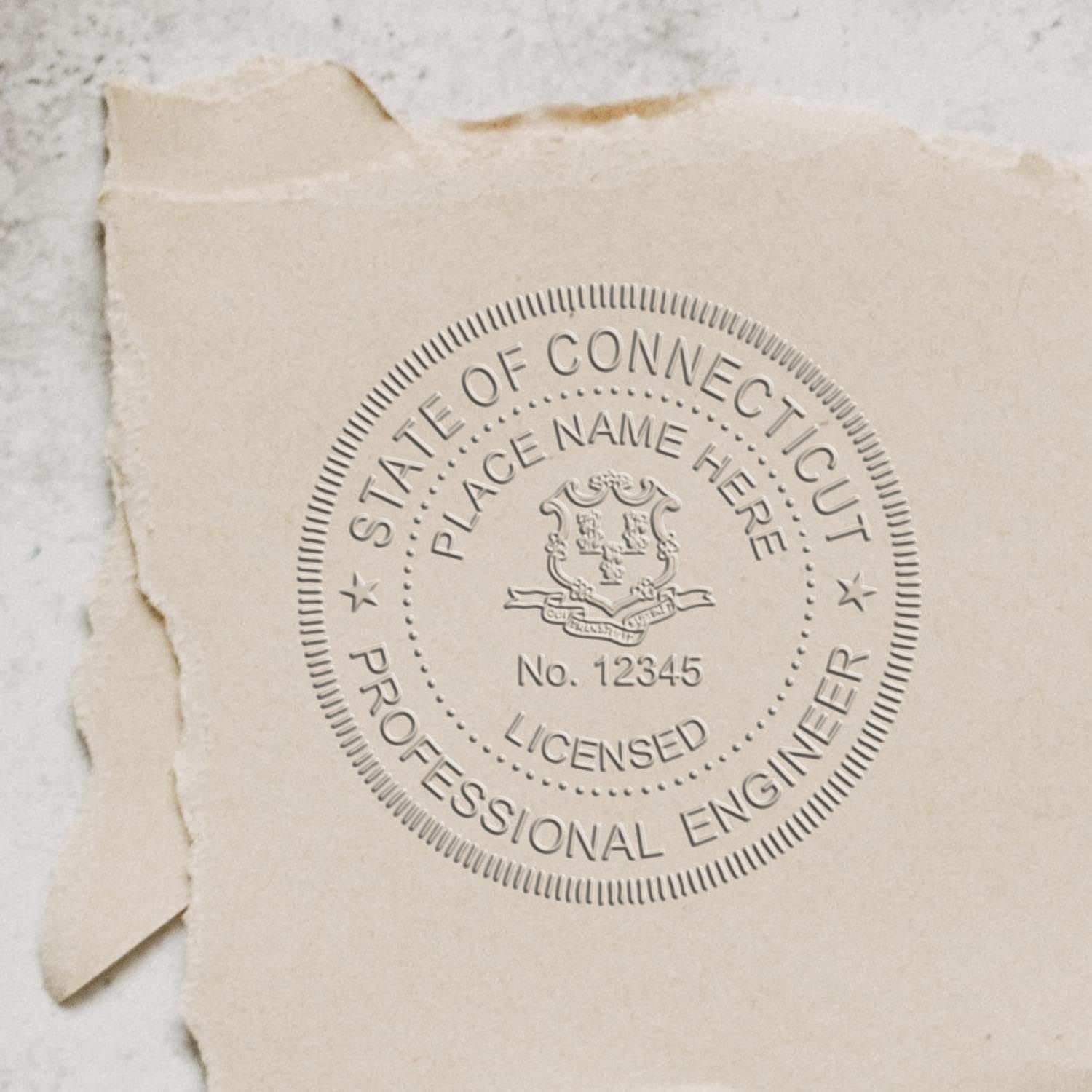 Connecticut PE Seal - Handheld Licensed Professional Engineer Seal, Ideal for Connecticut Engineer, Size 1-1/2, Connecticut Engineer Seal - Perfect Tool for Professional Engineers in Connecticut - Image 6