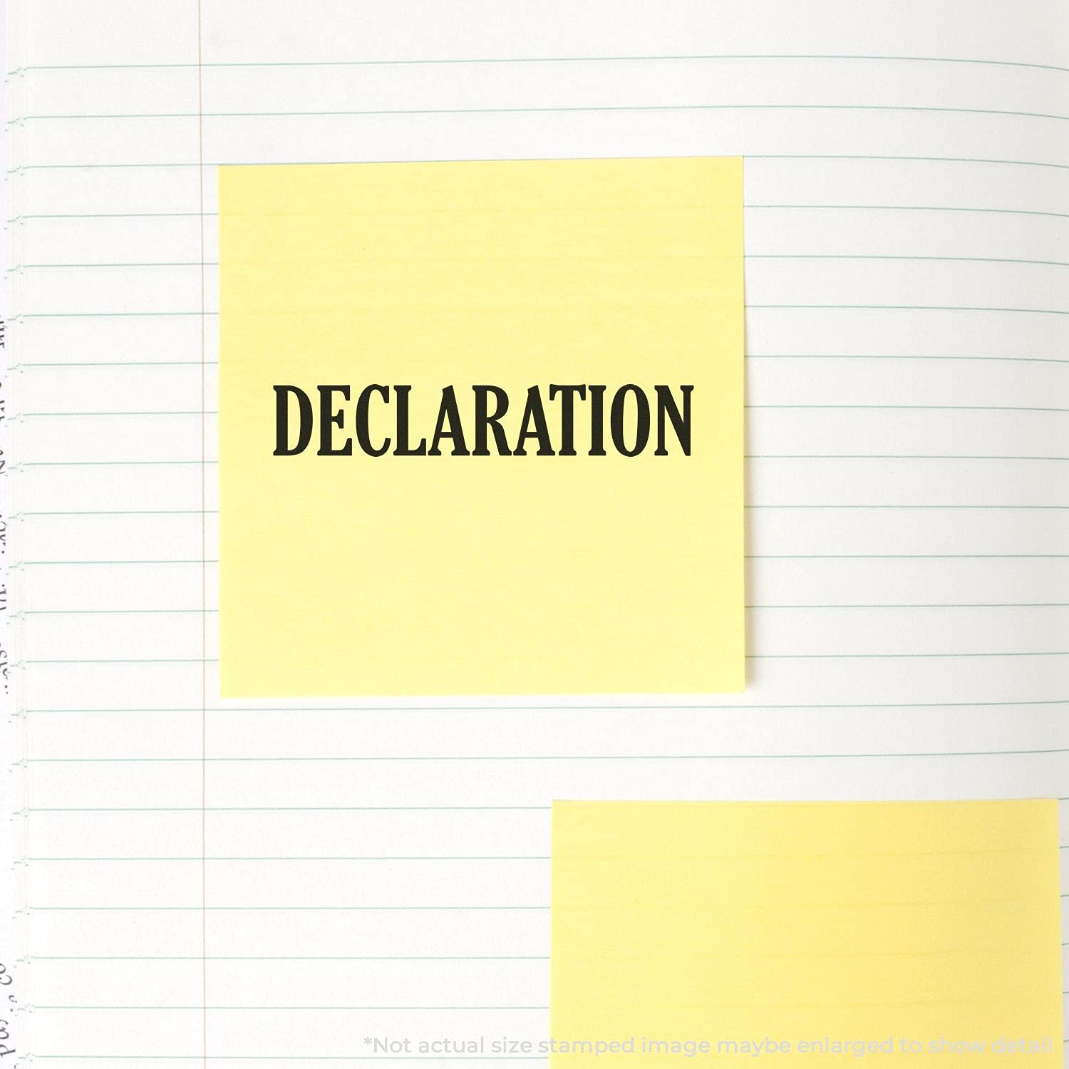 Declaration Rubber Stamp, Legal Mail Stamps from a Lawyer, Wooden Handle Rubber Stamp, Uses Stamp Pad, Imprint Size Approx 1/2" x 1-1/2", Laser Engraved, USA Made - Image 4