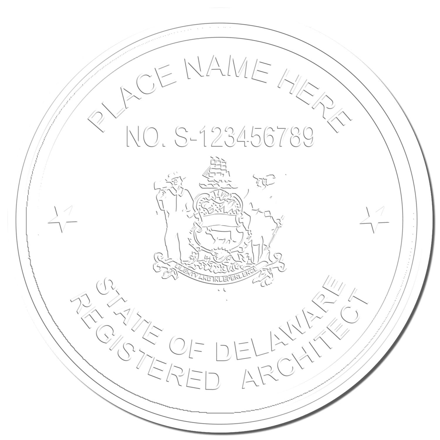 Delaware Architect Seal - Premium Handheld Architectural Embosser, Ideal for Delaware Architects, Size 1-7/8. Perfect Architect Seal DE, Essential Tool for Professional Delaware Architect Designs - Image 4