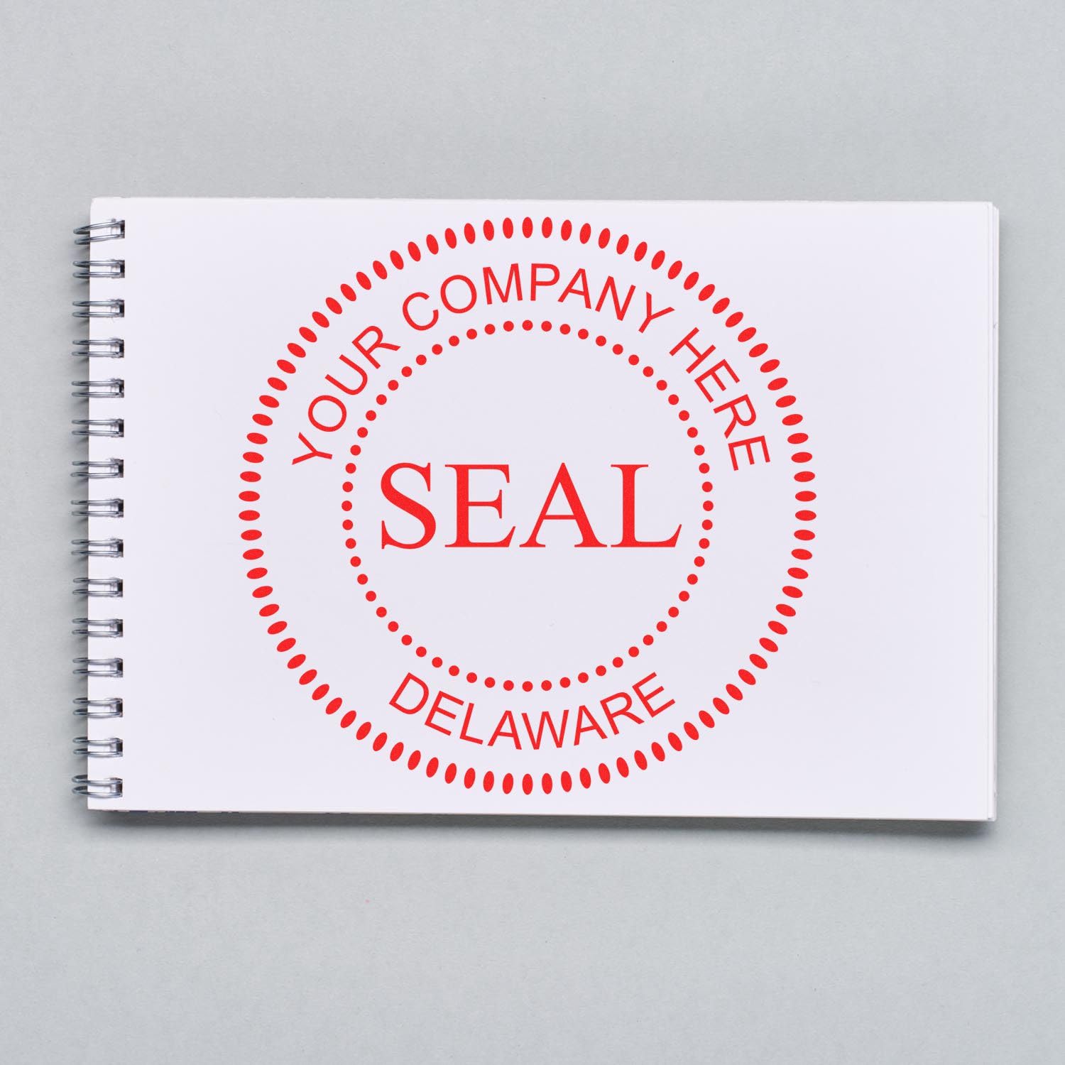 Delaware Self-Inking Corporate Seal Stamp, 1-5/8 Size, Delaware Company Stamp, Personalized, Customized Company Seal Stamp, Customized Business Company Stamp, Self-Ink Stamp, DE Stamp - Image 7
