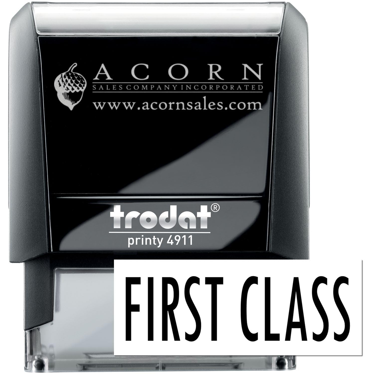 First Class Shipping Stamp, Self-Inking with Black Ink, Ideal for Shipping Coordinators, 1/2 x 1-1/2, Black Ink Stamp for Efficient Mailing and Shipping Tasks, Ideal for Professional Use - Image 5