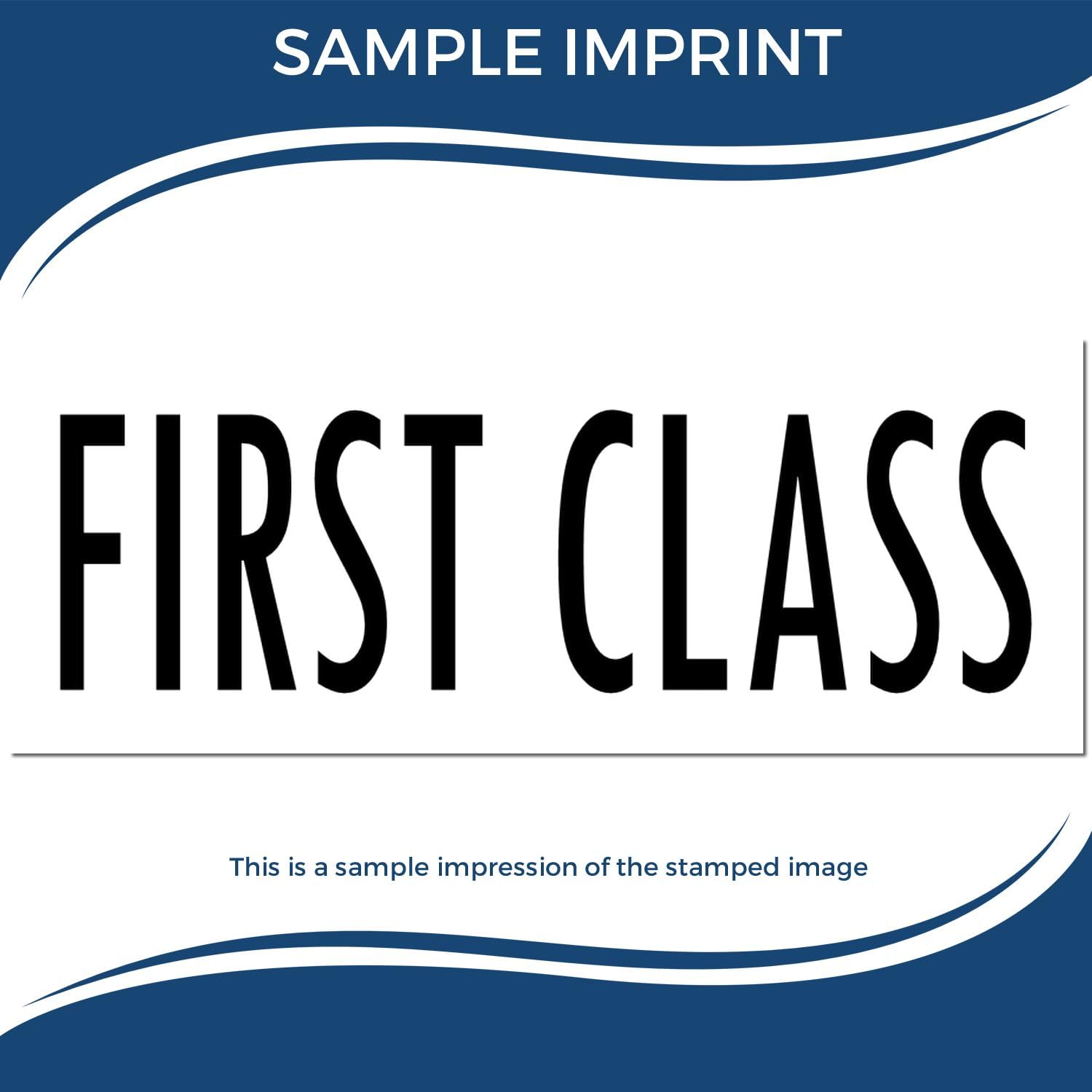 First Class Shipping Stamp, Self-Inking with Black Ink, Ideal for Shipping Coordinators, 1/2 x 1-1/2, Black Ink Stamp for Efficient Mailing and Shipping Tasks, Ideal for Professional Use - Image 7
