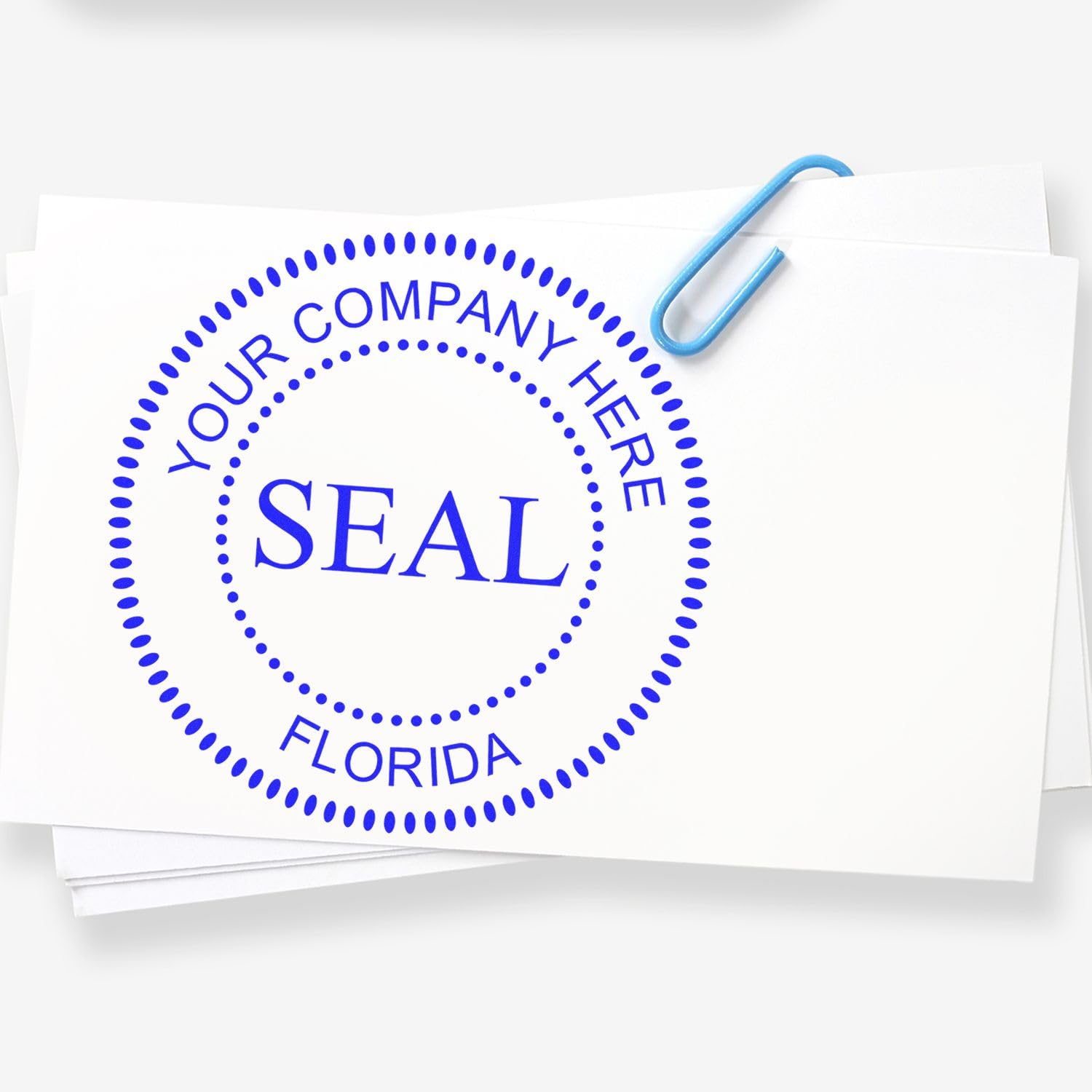 Florida Self-Inking Corporate Seal Stamp, 1-5/8 Size, Florida Company Stamp, Personalized, Customized Company Stamp Seal, Customized Business Corporate Stamp, Self-Ink Stamp, FL Stamp - Image 6
