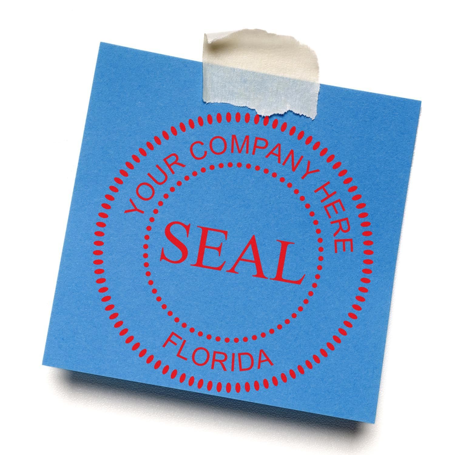 Florida Self-Inking Corporate Seal Stamp, 1-5/8 Size, Florida Company Stamp, Personalized, Customized Company Stamp Seal, Customized Business Corporate Stamp, Self-Ink Stamp, FL Stamp - Image 7