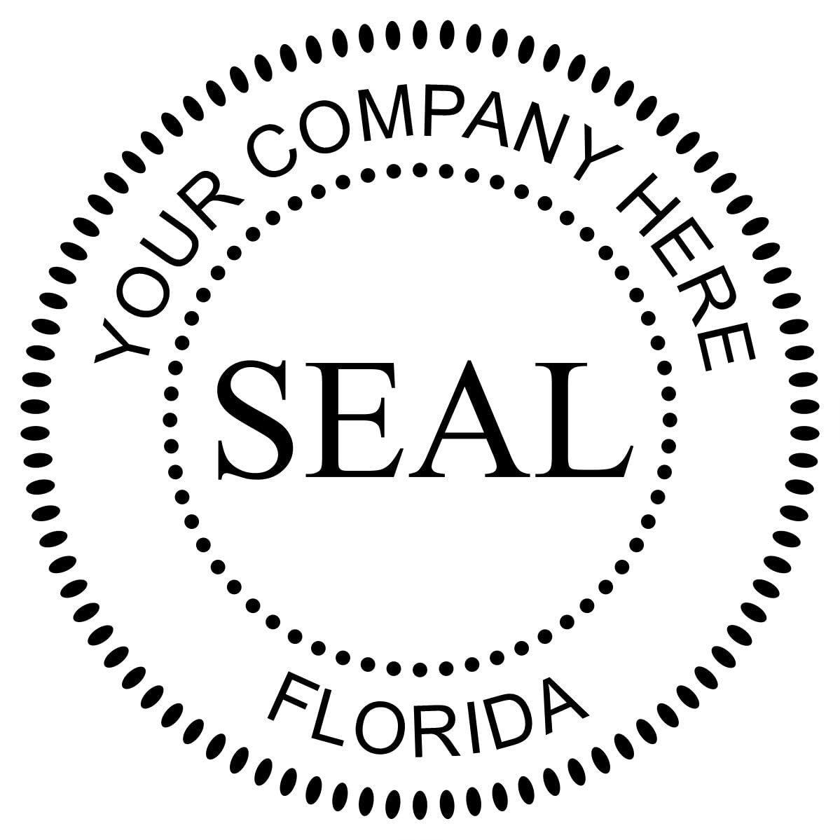 Florida Self-Inking Corporate Seal Stamp, 1-5/8 Size, Florida Company Stamp, Personalized, Customized Company Stamp Seal, Customized Business Corporate Stamp, Self-Ink Stamp, FL Stamp - Image 8