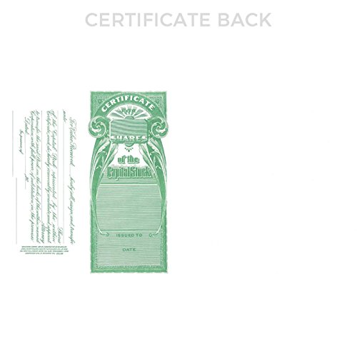 Goes 150 Oklahoma Stock Certificate, Oklahoma Certificate, Size 8-1/2" x 15", Printable, Laser or Ink Jet Compatiable (Pack of 25) - Image 2