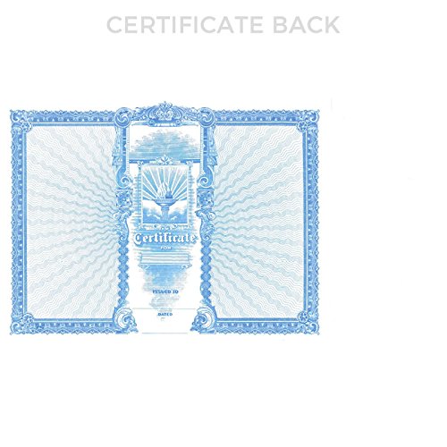 Goes 366 Blank Stock Certificate, Blank Corporate Stock Certificates, Size 8-1/2" x 15", Printable, Laser or Ink Jet Compatiable (Pack of 5) - Image 2