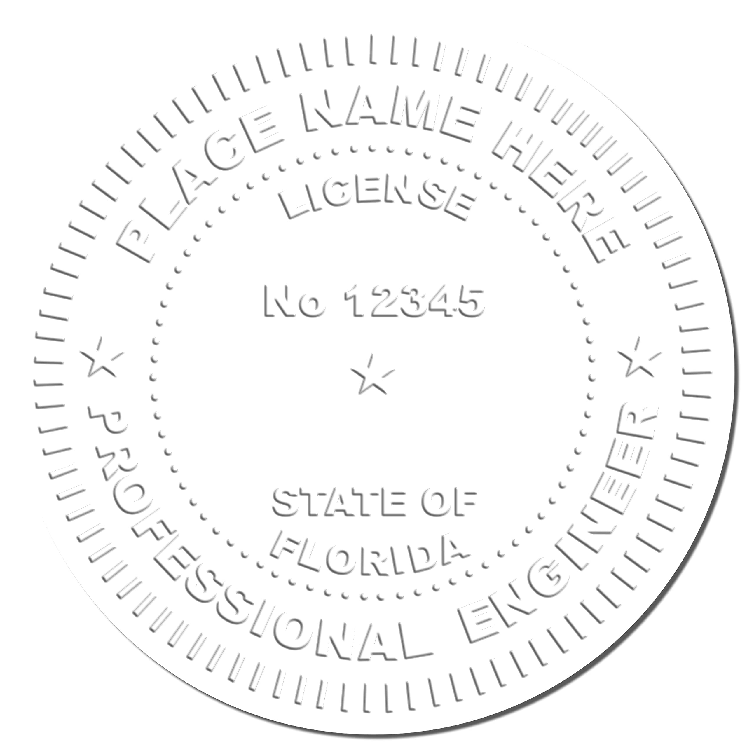 Handheld Florida Professional Engineer Seal, Ideal for Florida Engineers, Florida PE Seal, Florida Engineer Seal, Perfect Size 1-7/8 - Essential Tool for Florida Engineering Professionals - Image 4