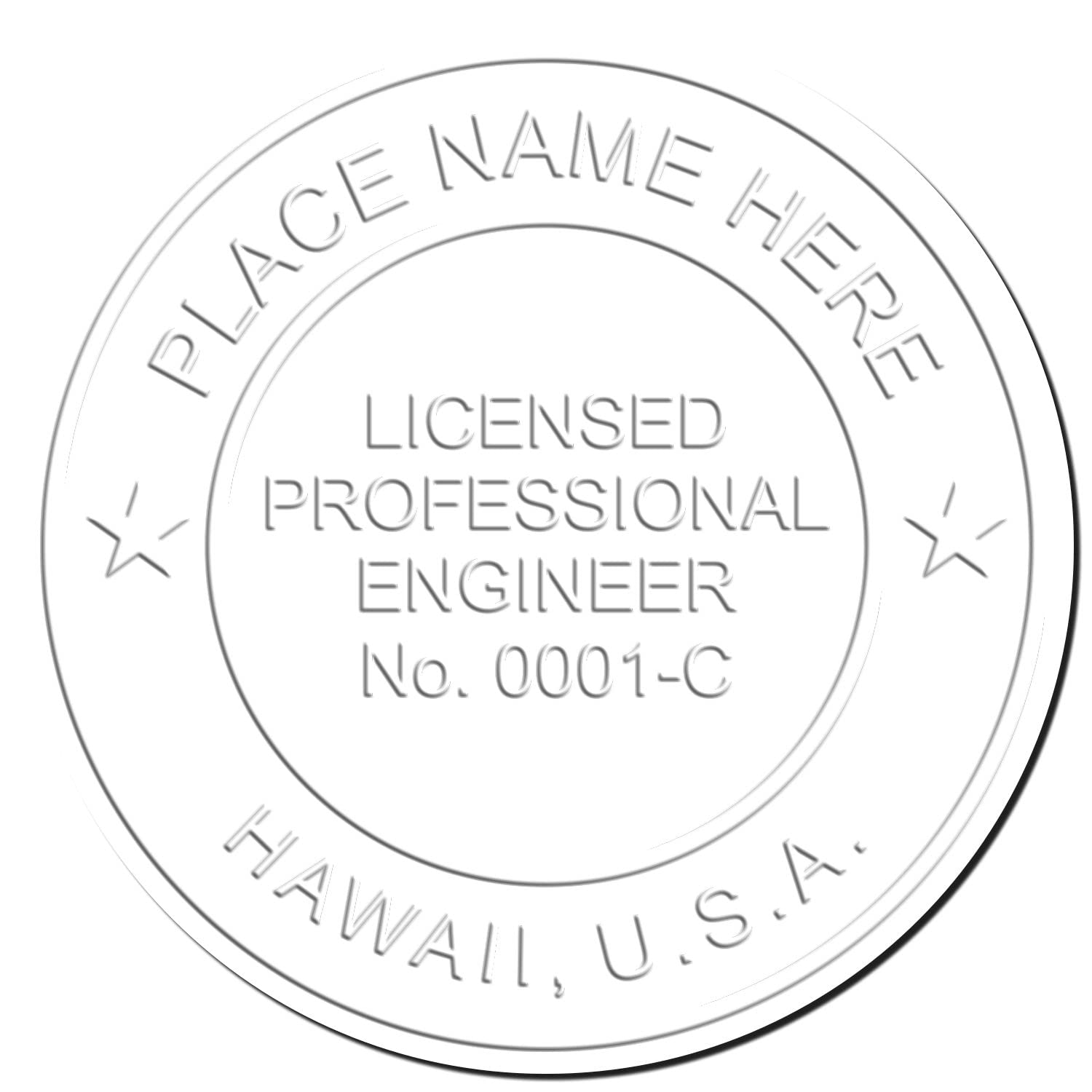 Handheld Iowa PE Seal - Ideal for Licensed Professional Engineers in Iowa, Iowa Engineer Seal, Size 1-5/8, Perfect Tool for Iowa Engineers - Enhance Your Professional Documents with Our Iowa PE Seal - Image 4