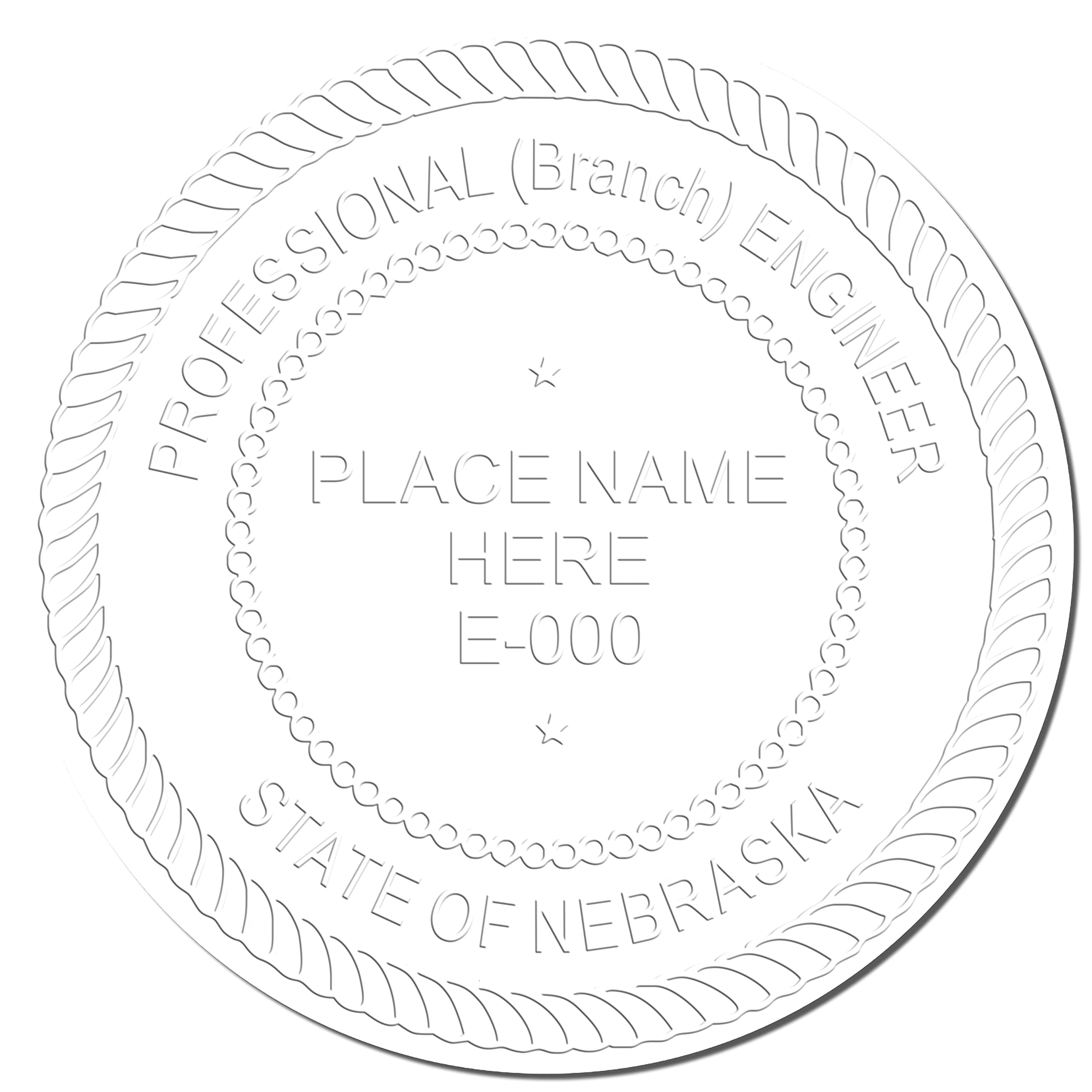 Handheld Nebraska Professional Engineer Seal, Ideal for Nebraska Engineers, Nebraska PE Seal, Nebraska Engineer Seal, Perfect Size 1-3/4 - Essential Tool for Nebraska Engineering Professionals - Image 4