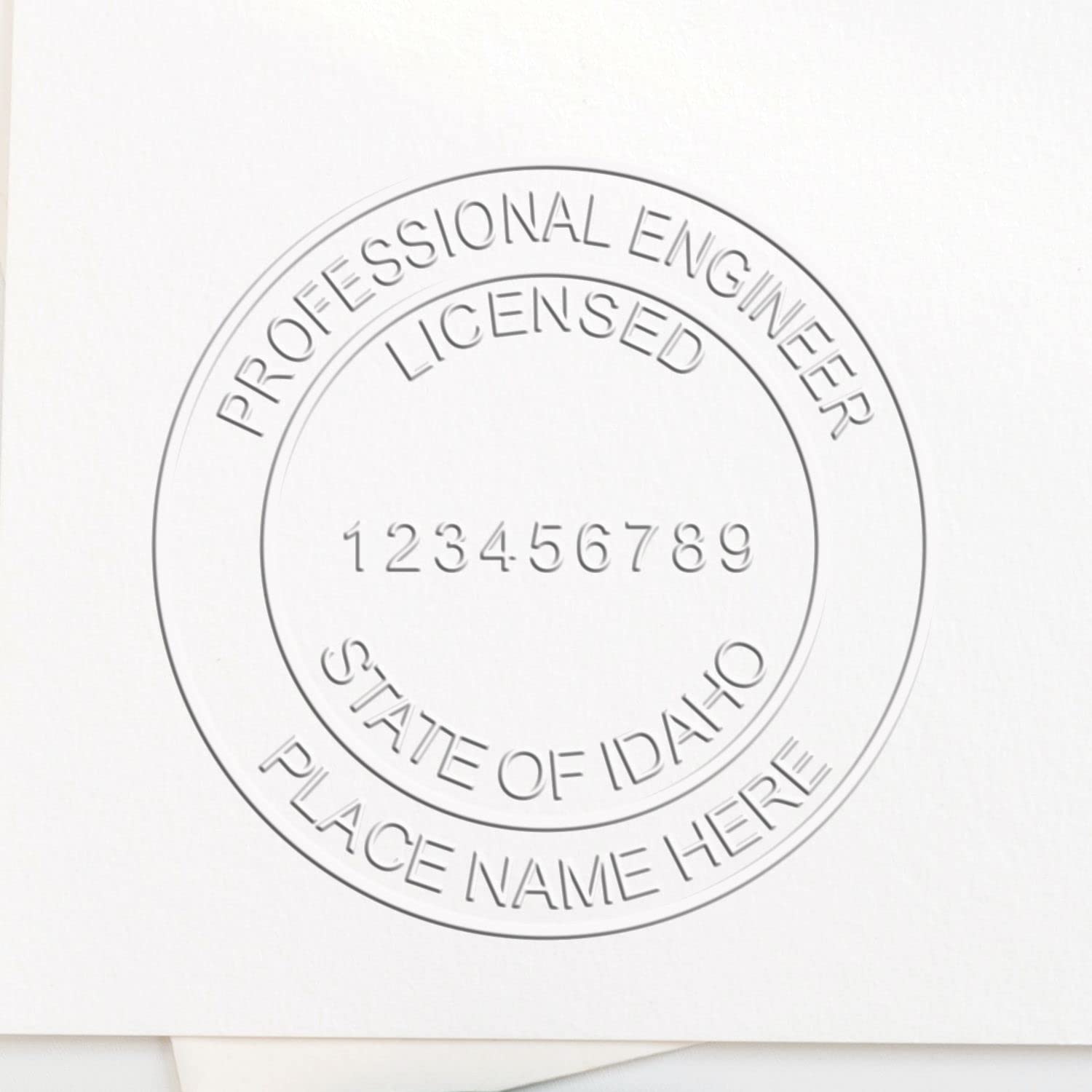 Idaho PE Seal - Premium Handheld Licensed Professional Engineer Seal, Ideal for Idaho Engineers, Size 1-5/8, for Official Use - Idaho Engineer Seal, Essential for Engineering Tasks