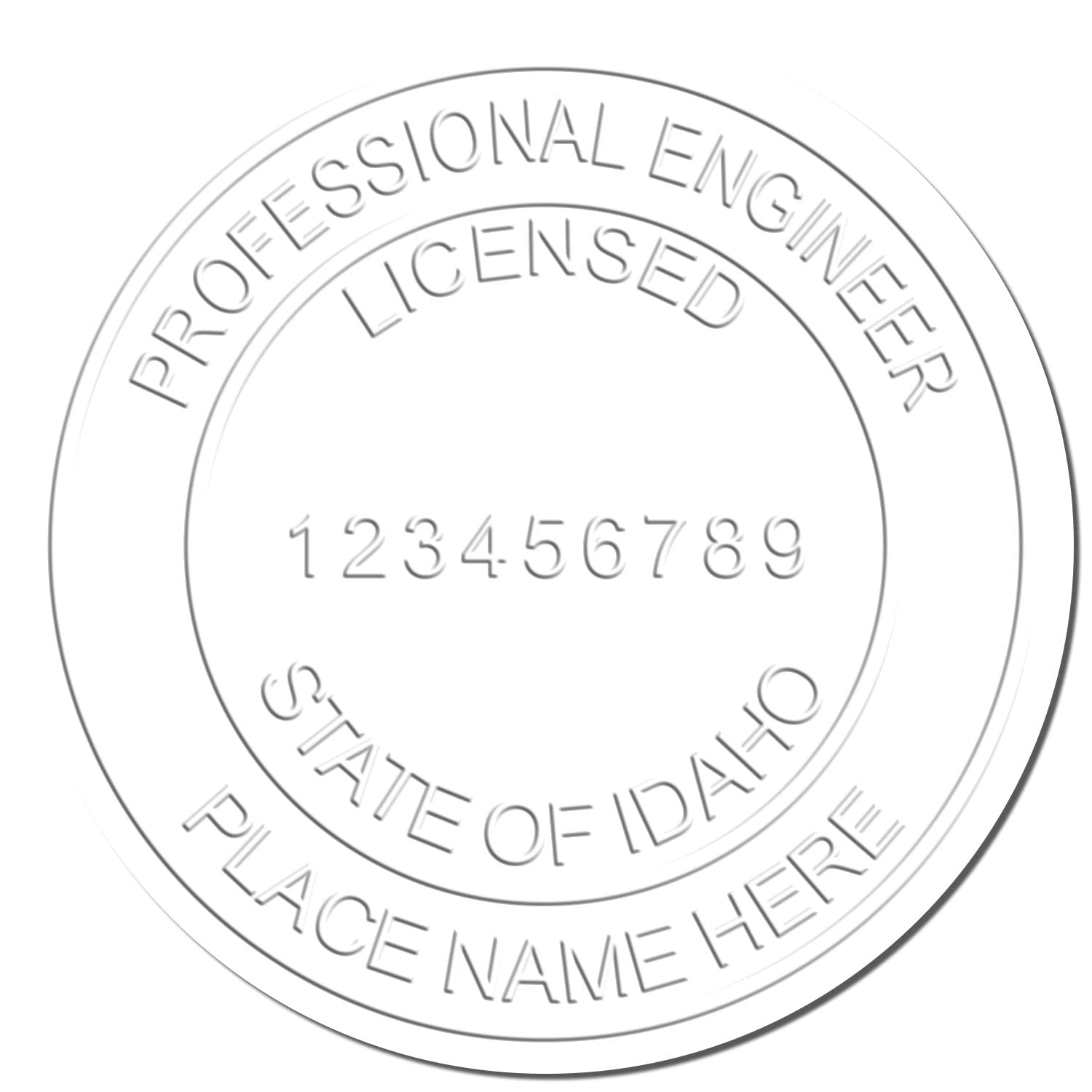 Idaho PE Seal - Premium Handheld Licensed Professional Engineer Seal, Ideal for Idaho Engineers, Size 1-5/8, for Official Use - Idaho Engineer Seal, Essential for Engineering Tasks - Image 4
