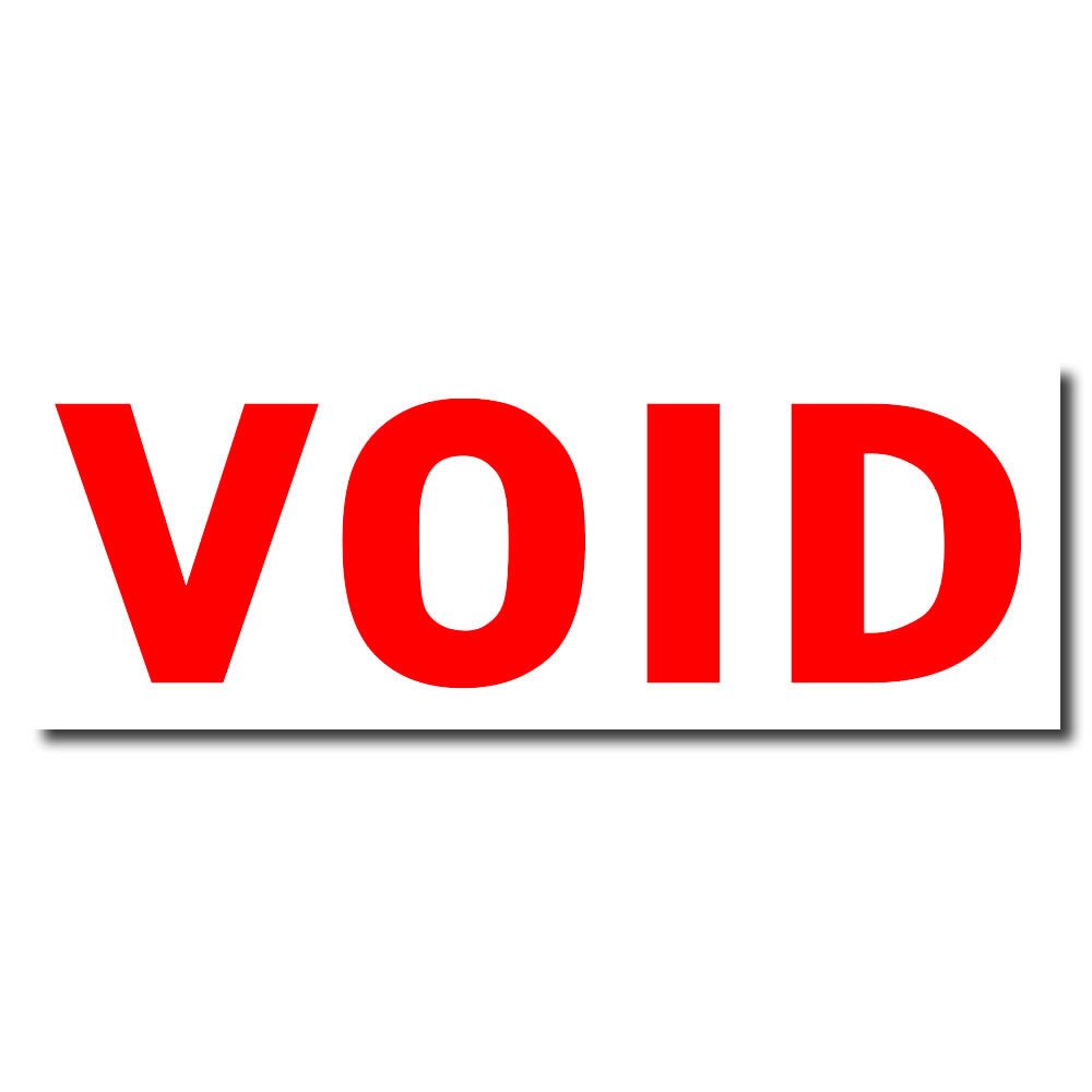 Large Pre-Inked Business Stamp, Red Ink Void Stamp, Ideal for Software Developers, 7/8 x 2-1/4 Size, Quality, Durable, Easy-to-Use, Ideal for Official Documents and Business Use, Quick Stamping - Image 2