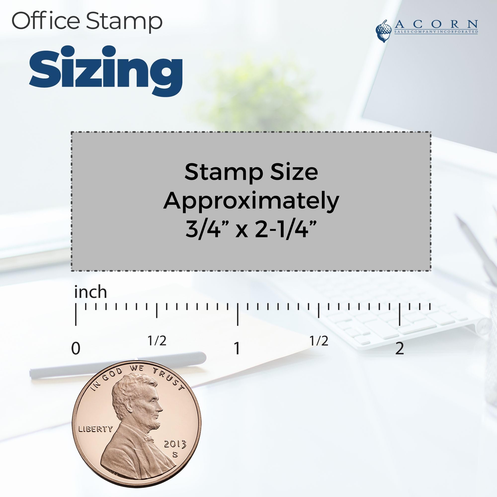 Large Pre-Inked Post Dated Accounting Stamp in Red Ink, 7/8 x 2-1/4 Size - Ideal for Portfolio Managers, Durable, and Easy-to-Use Red Ink Stamp for Efficient Date Marking and Record Keeping - Image 8