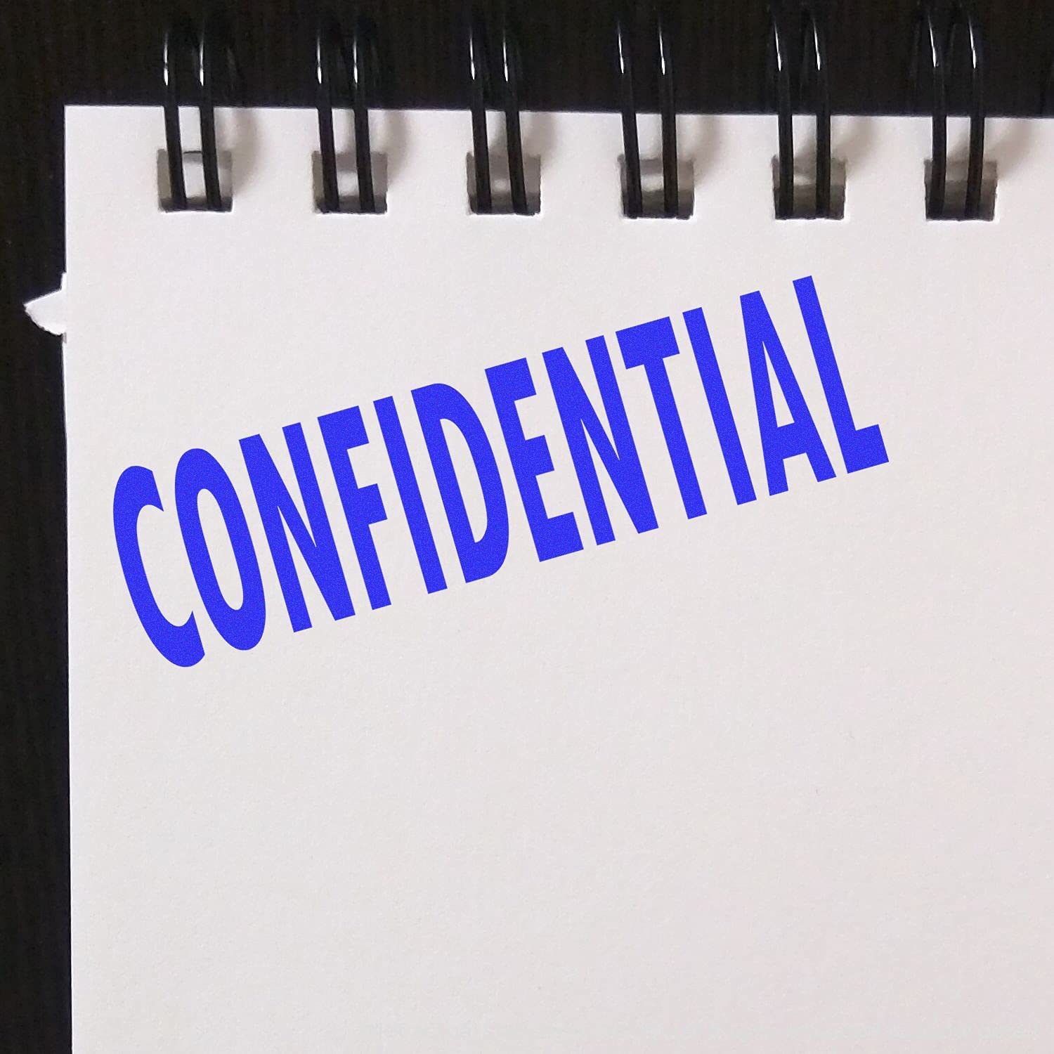 Large Pre-Inked Confidential Stamp - Red Ink - Image 6
