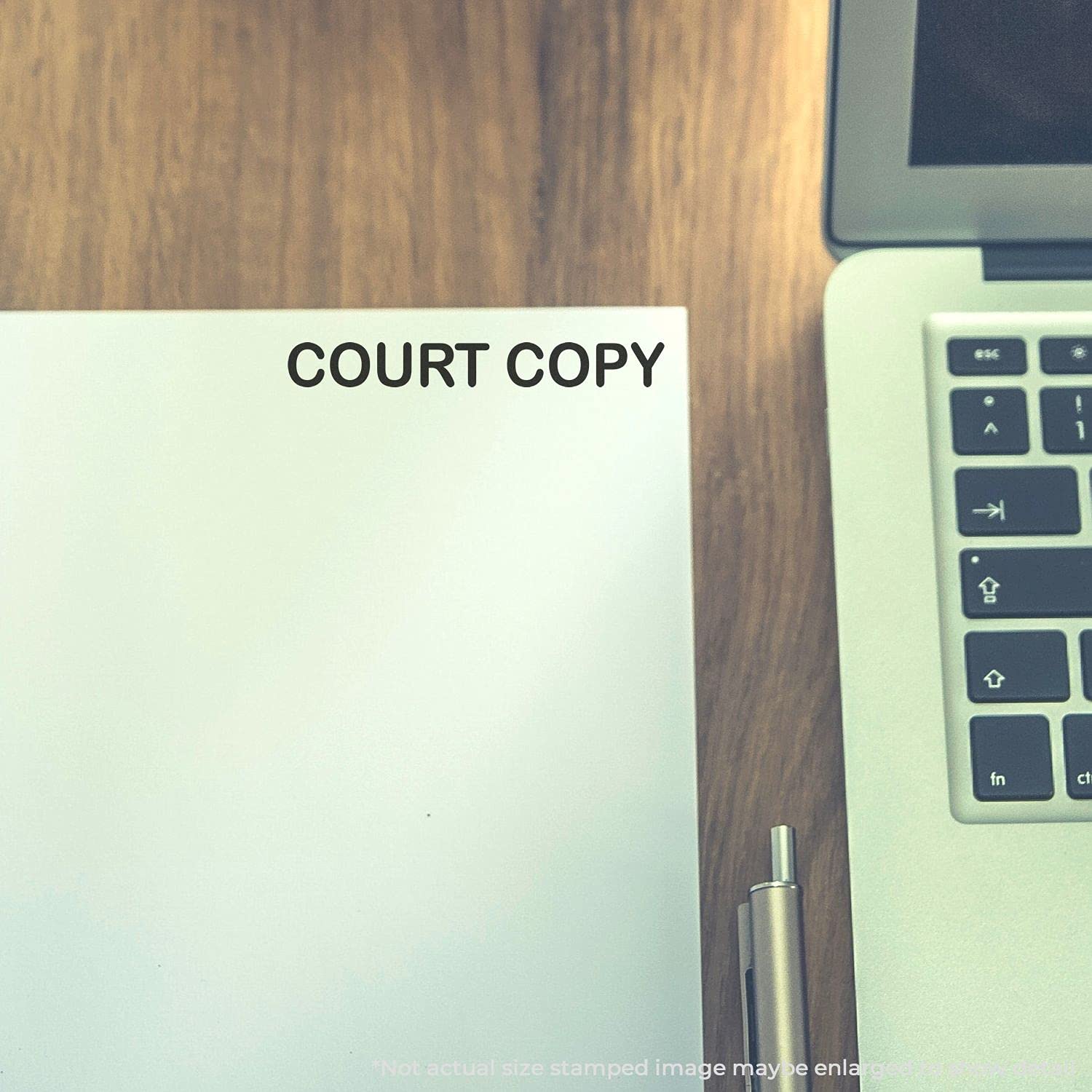 Large Pre Inked Court Copy Stamp, Legal Mail Stamps from a Lawyer, Slim Design, Portable, Easy to Carry, Size Approx 3/4" x 2-1/4", Avail in Choice of 5 Ink Colors, Reinkable - Image 3