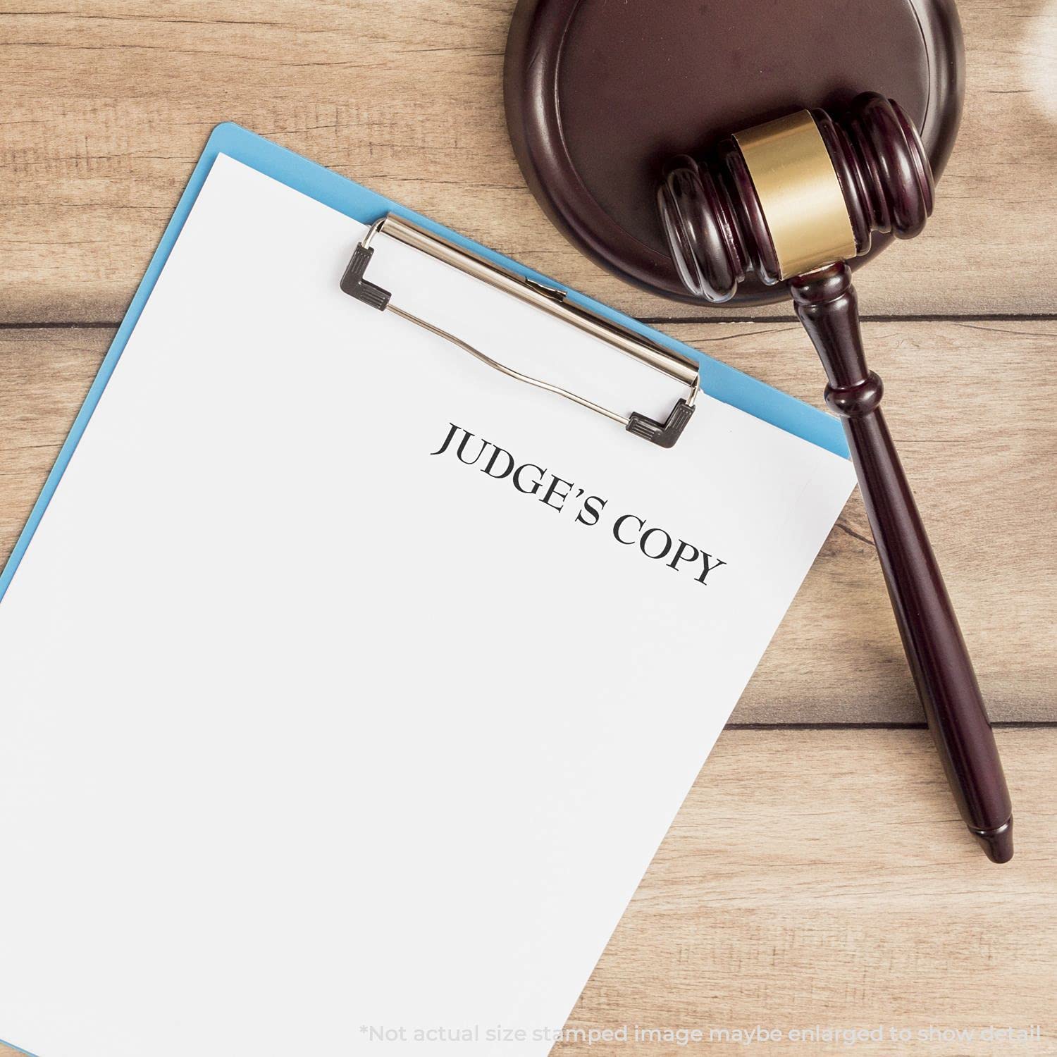 Large Pre Inked Judges Copy Stamp, Legal Mail Stamps for Lawyers, Slim Design, Portable, Easy to Carry, Size Approx 3/4" x 2-1/4", Avail in Choice of 5 Ink Colors, Reinkable - Image 3