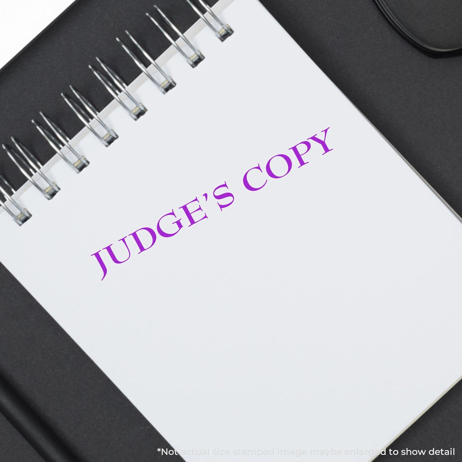 Large Pre Inked Judges Copy Stamp, Legal Mail Stamps for Lawyers, Slim Design, Portable, Easy to Carry, Size Approx 3/4" x 2-1/4", Avail in Choice of 5 Ink Colors, Reinkable - Image 4