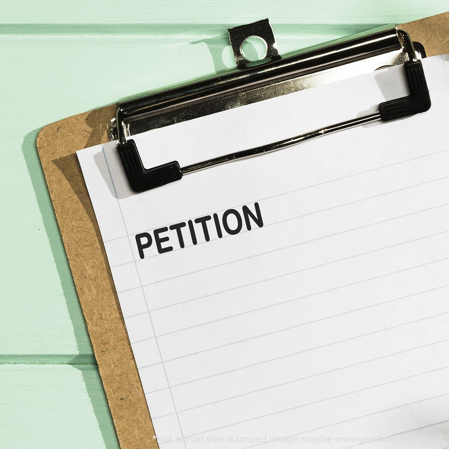 Large Pre Inked Petition Stamp, Perfect for Legal Secretary, Slim Design, Portable, Easy to Carry, Size Approx 3/4" x 2-1/4", Avail in Choice of 5 Ink Colors, Reinkable - Image 4