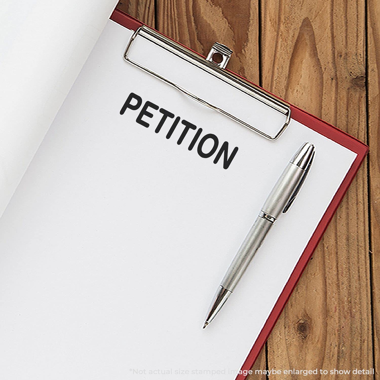 Large Pre Inked Petition Stamp, Perfect for Legal Secretary, Slim Design, Portable, Easy to Carry, Size Approx 3/4" x 2-1/4", Avail in Choice of 5 Ink Colors, Reinkable - Image 6