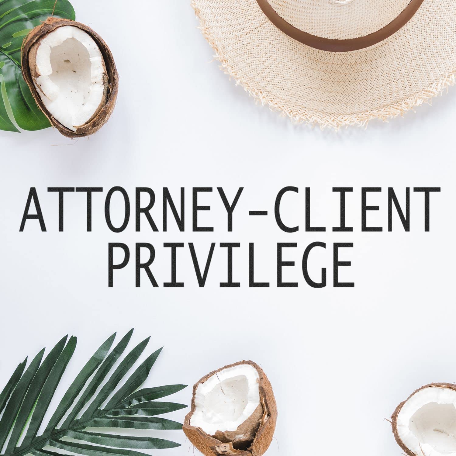 Large Self Inking Attorney Client Privilege Stamp, Legal Stamps for Lawyers, Up to 5K Imprints, Available in 11 Ink Colors, Reinkable, Size Approx 3/4" x 2-1/4", Clear Base