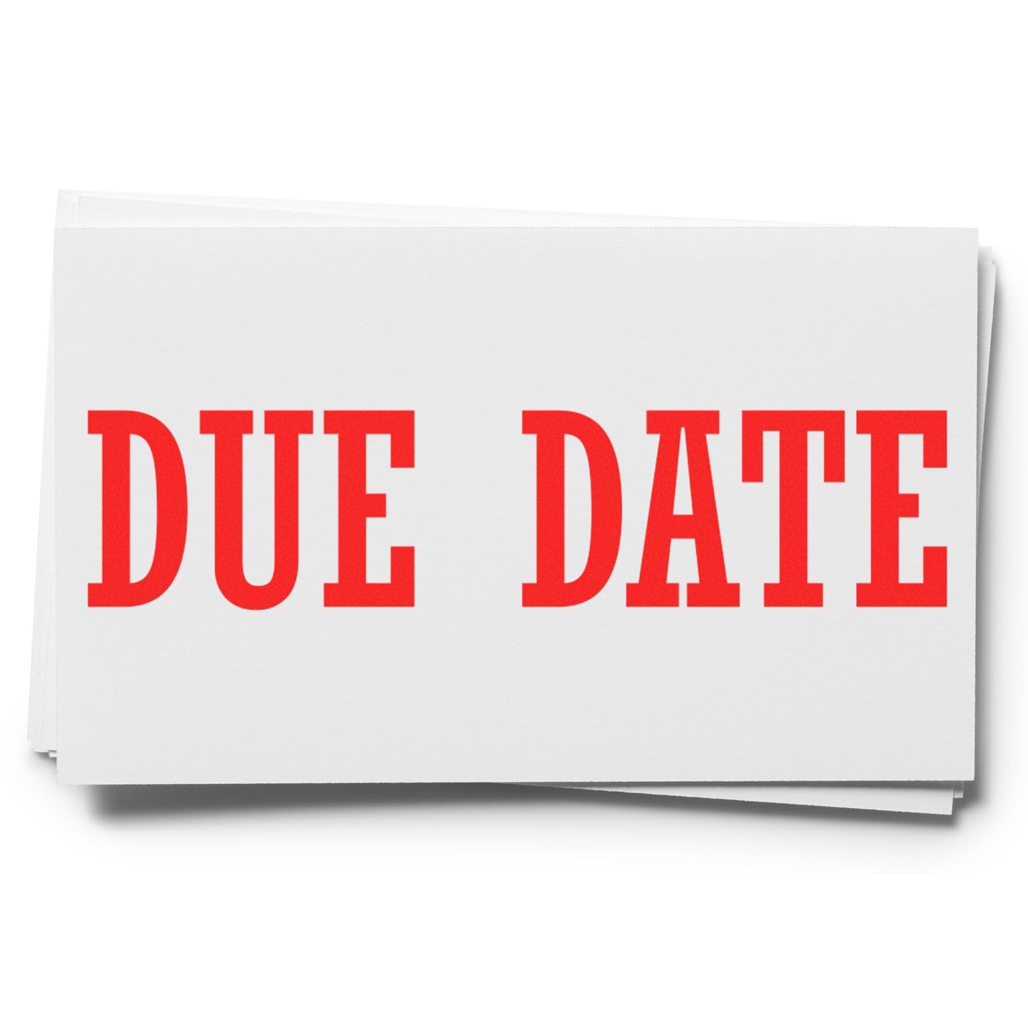 Large Self-Inking Due Date Stamp with Red Ink, Ideal for Classroom and Custodian Use - 7/8 x 2-1/4, Classroom Stamp, Easy to Use, Durable and Long-Lasting Red Ink Large Self-Inking Due Date Stamp - Image 9