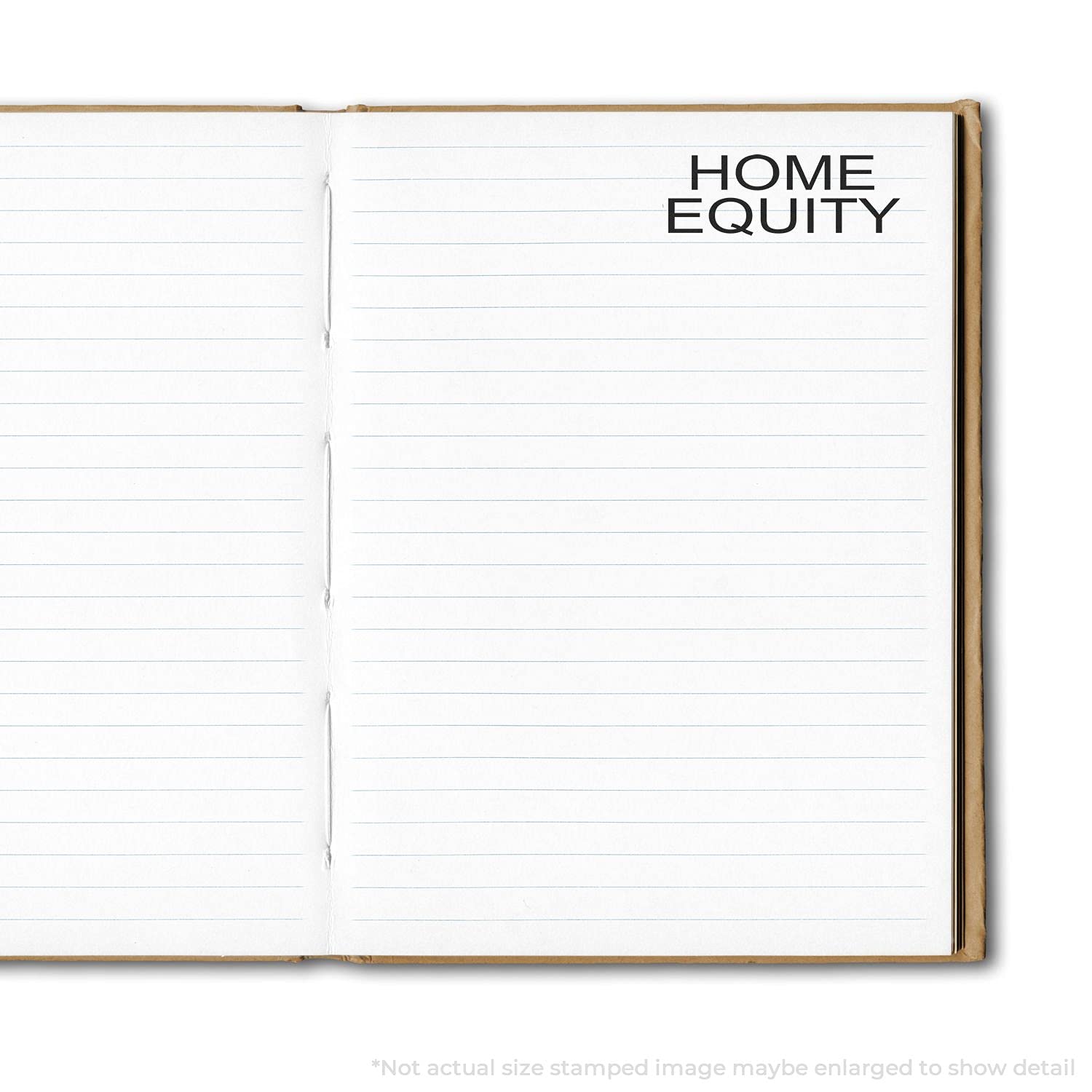 Large Self Inking Home Equity Stamp, Bank Office Supplies, Up to 5K Imprints, Available in 11 Ink Colors, Reinkable, Easy Press and Print Stamping, Size Approx 3/4" x 2-1/4", Clear Base - Image 6