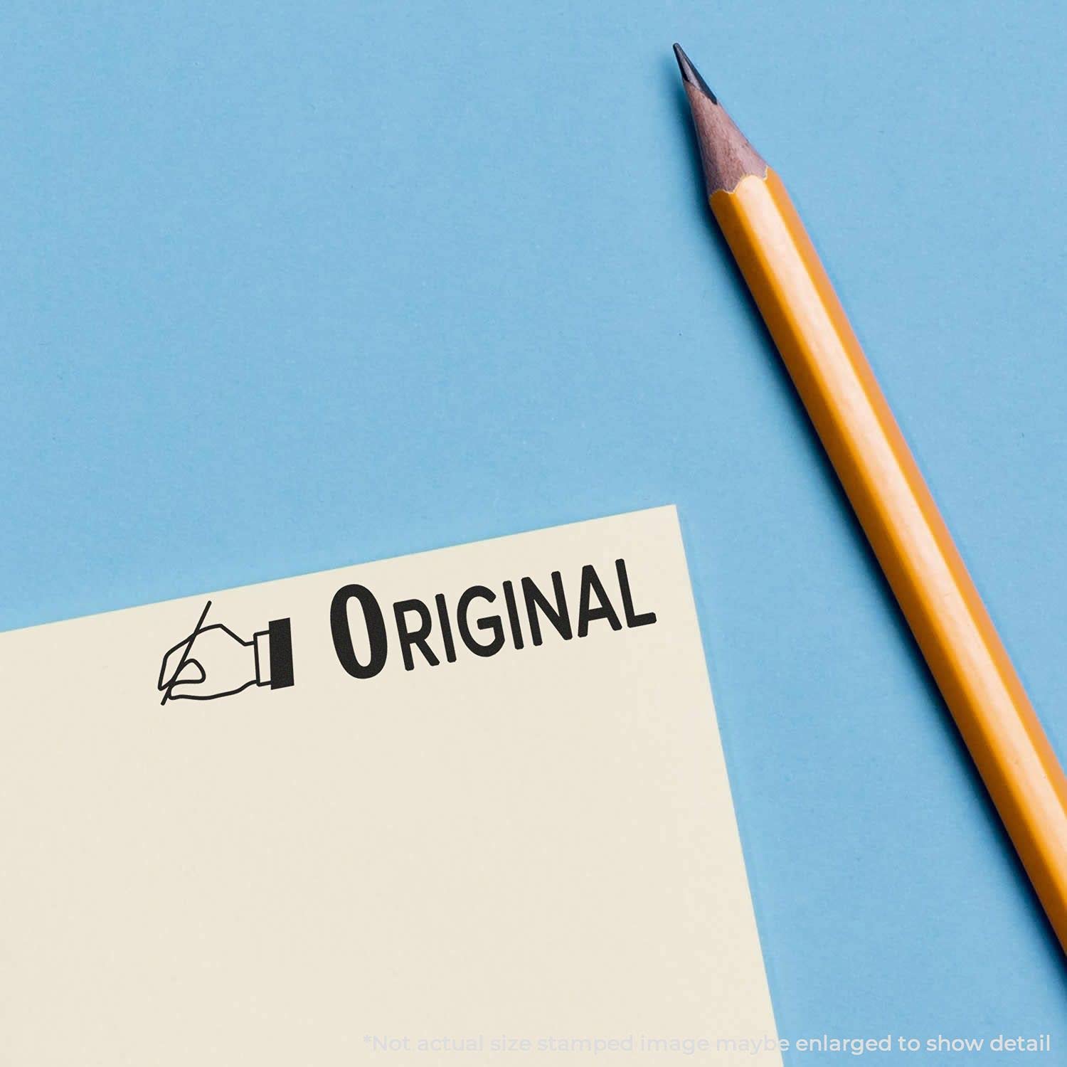 Large Self-Inking Original with Hand Stamp, Perfect for Small Business, Up to 5K Imprints, Available in 11 Ink Colors, Reinkable, Easy Press and Print Stamping, Size Approx 3/4" x 2-1/4" - Image 6