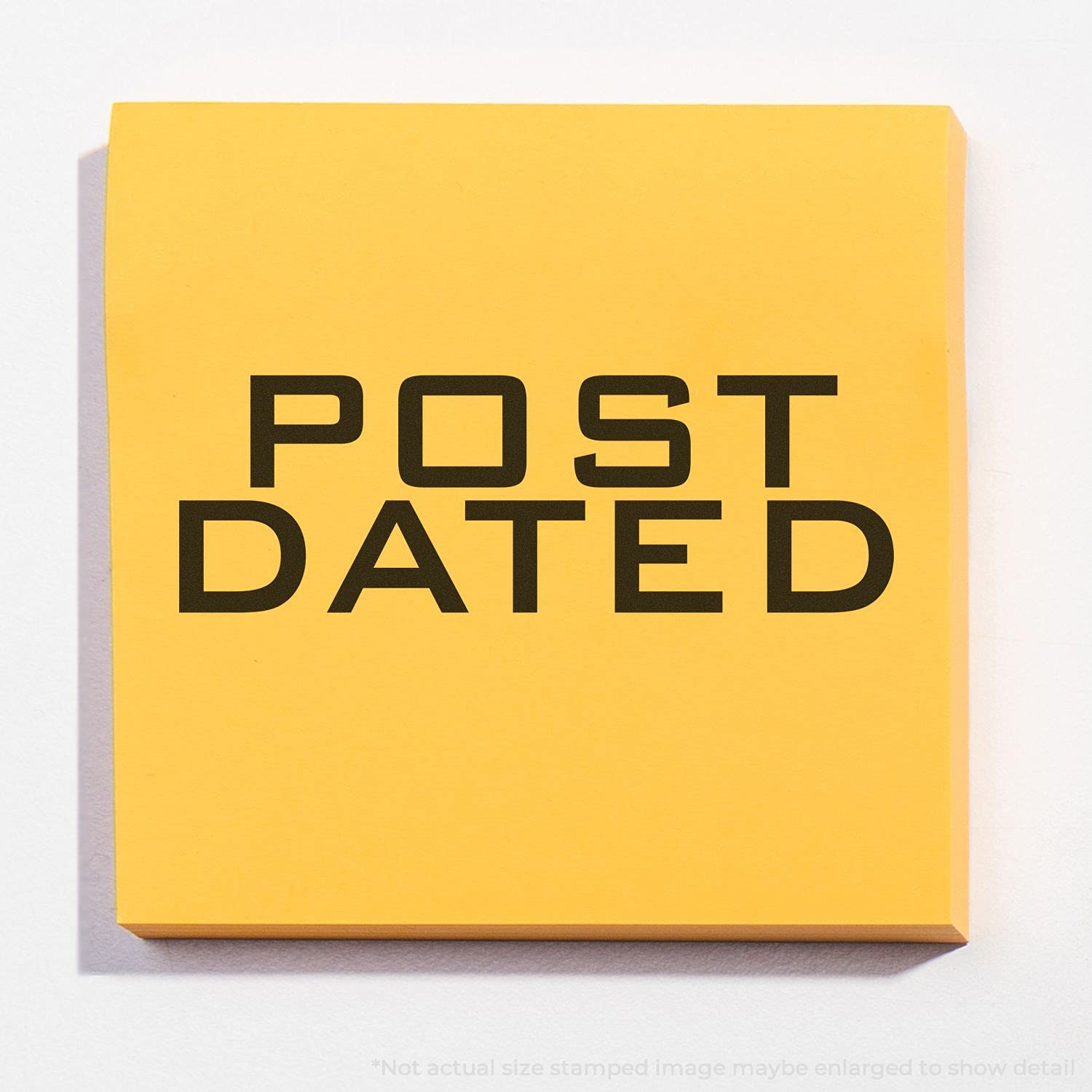 Large Self Inking Post Dated Stamp, Lawyer Legal Stamp, Up to 5K Imprints, Available in 11 Ink Colors, Reinkable, Easy Press and Print Stamping, Size Approx 3/4" x 2-1/4", Clear Base - Image 3
