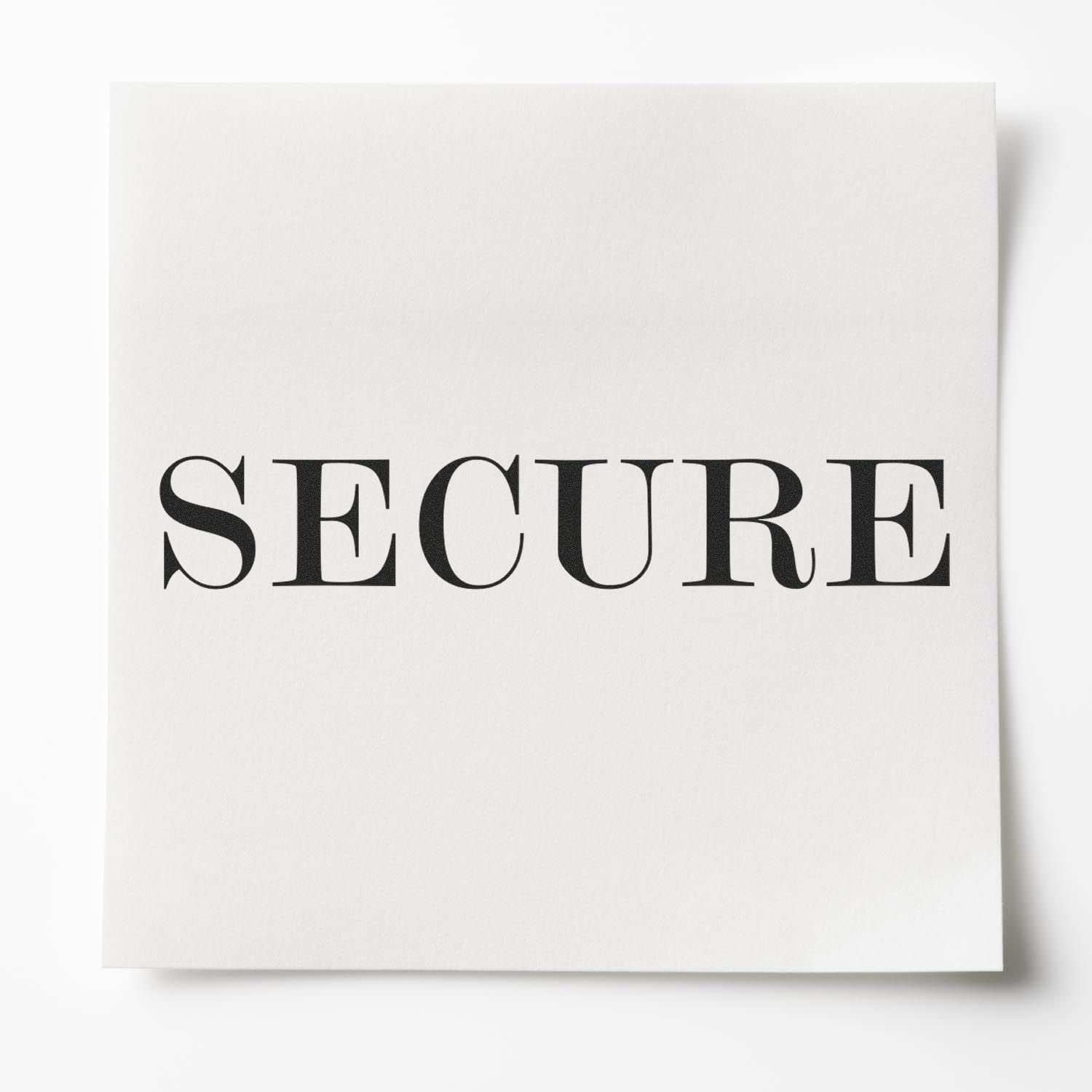 Large Self Inking Secure Stamp, Legal Mail Stamps from a Lawyer, Up to 5K Imprints, Available in 11 Ink Colors, Reinkable, Easy Press and Print Stamping, Size Approx 3/4" x 2-1/4", Clear Base