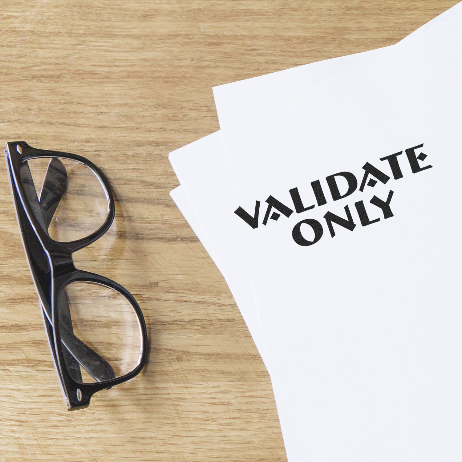 Large Self Inking Validate Only Stamp, Legal Mail Stamps from a Lawyer, Available in 11 Ink Colors, Reinkable, Easy Press and Print Stamping, Size Approx 3/4" x 2-1/4", Clear Base