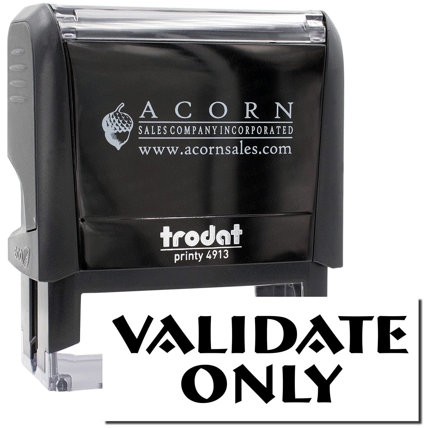Large Self Inking Validate Only Stamp, Legal Mail Stamps from a Lawyer, Available in 11 Ink Colors, Reinkable, Easy Press and Print Stamping, Size Approx 3/4" x 2-1/4", Clear Base - Image 2